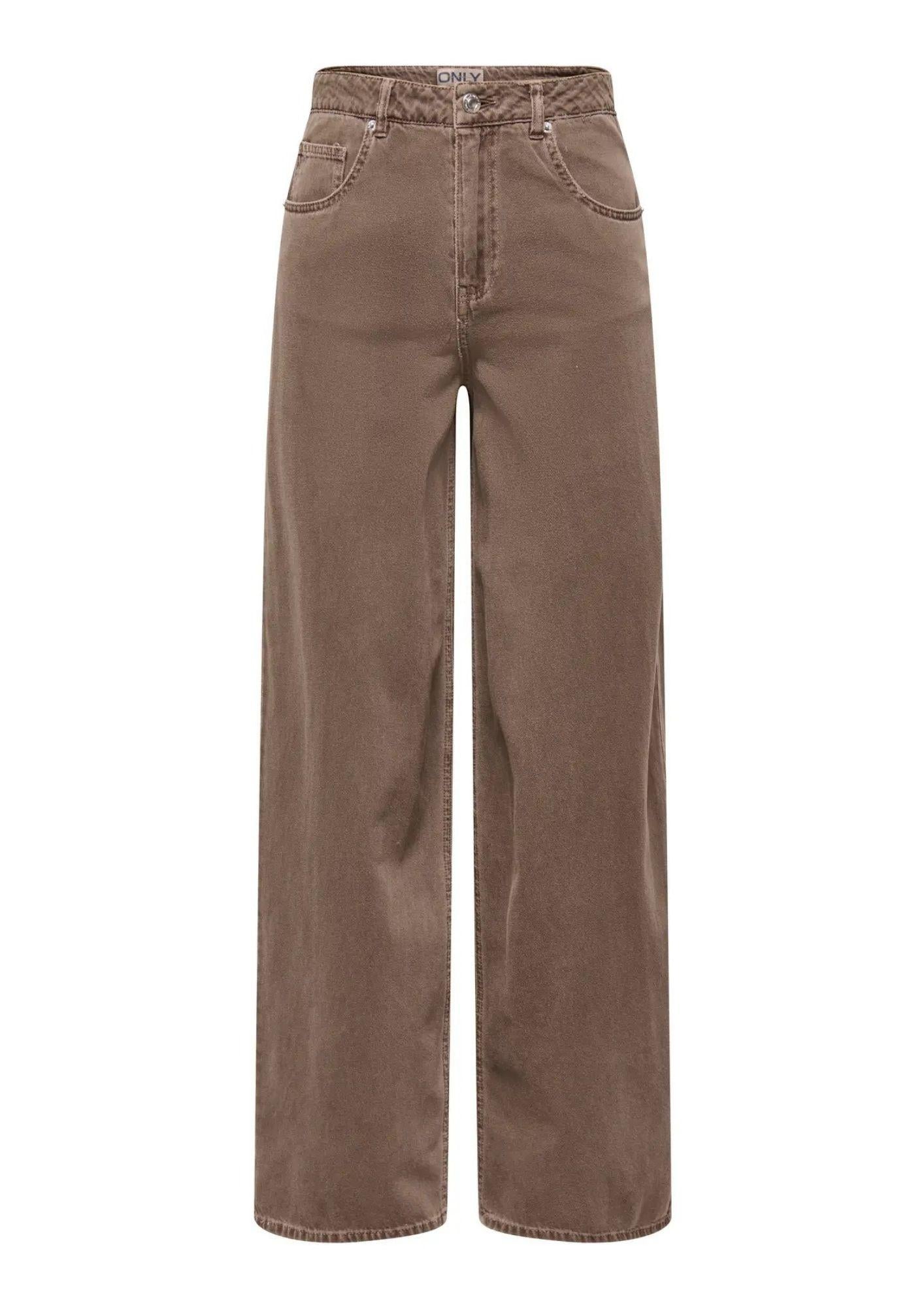 Only Pantalone Donna Taylor Marrone 15367377 Rain Drum ONLY