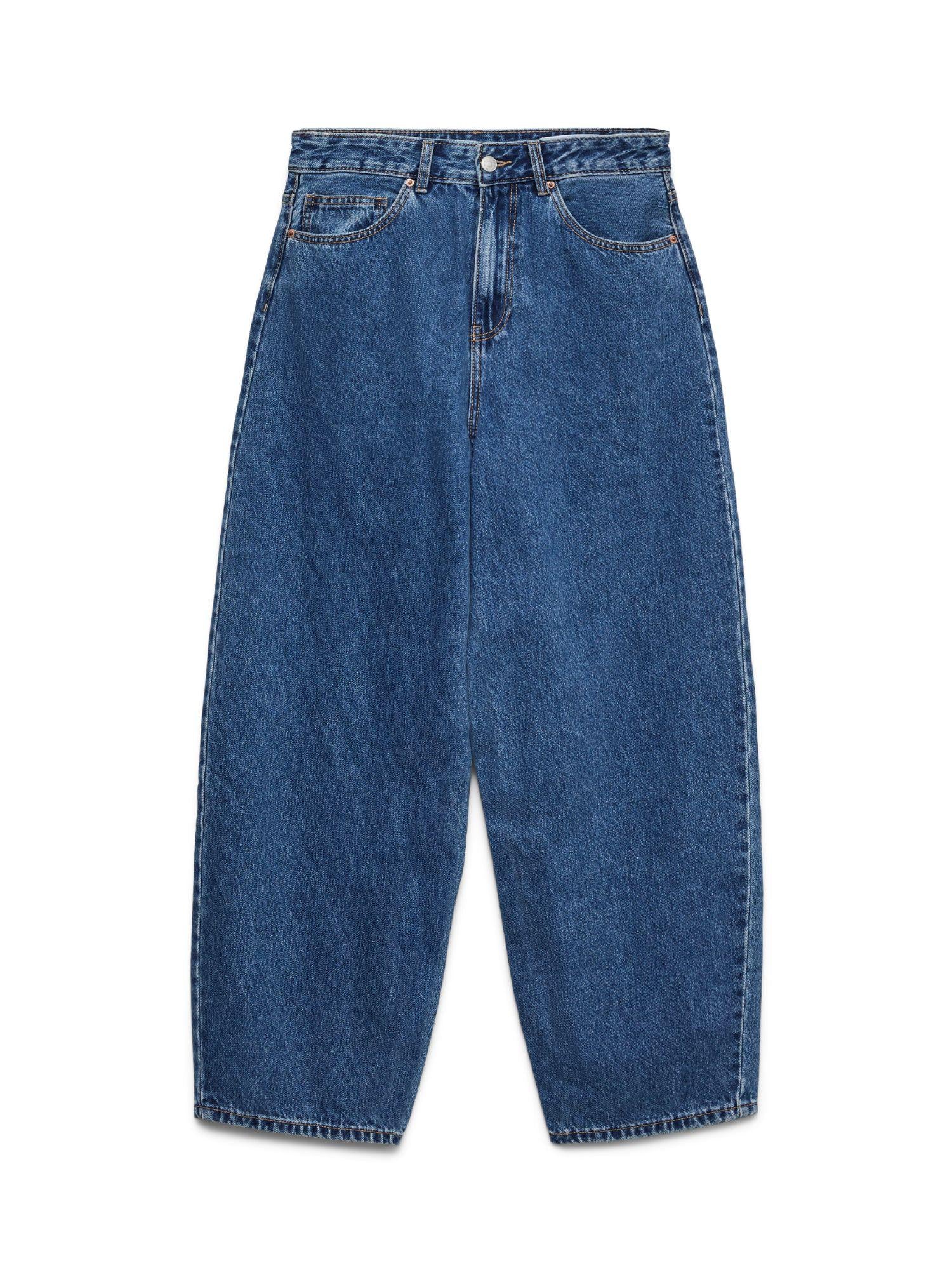 Vero Moda Jeans Donna Barrel fit Medium Blue VMBillie 10337318 Medium Blue Denim VERO MODA