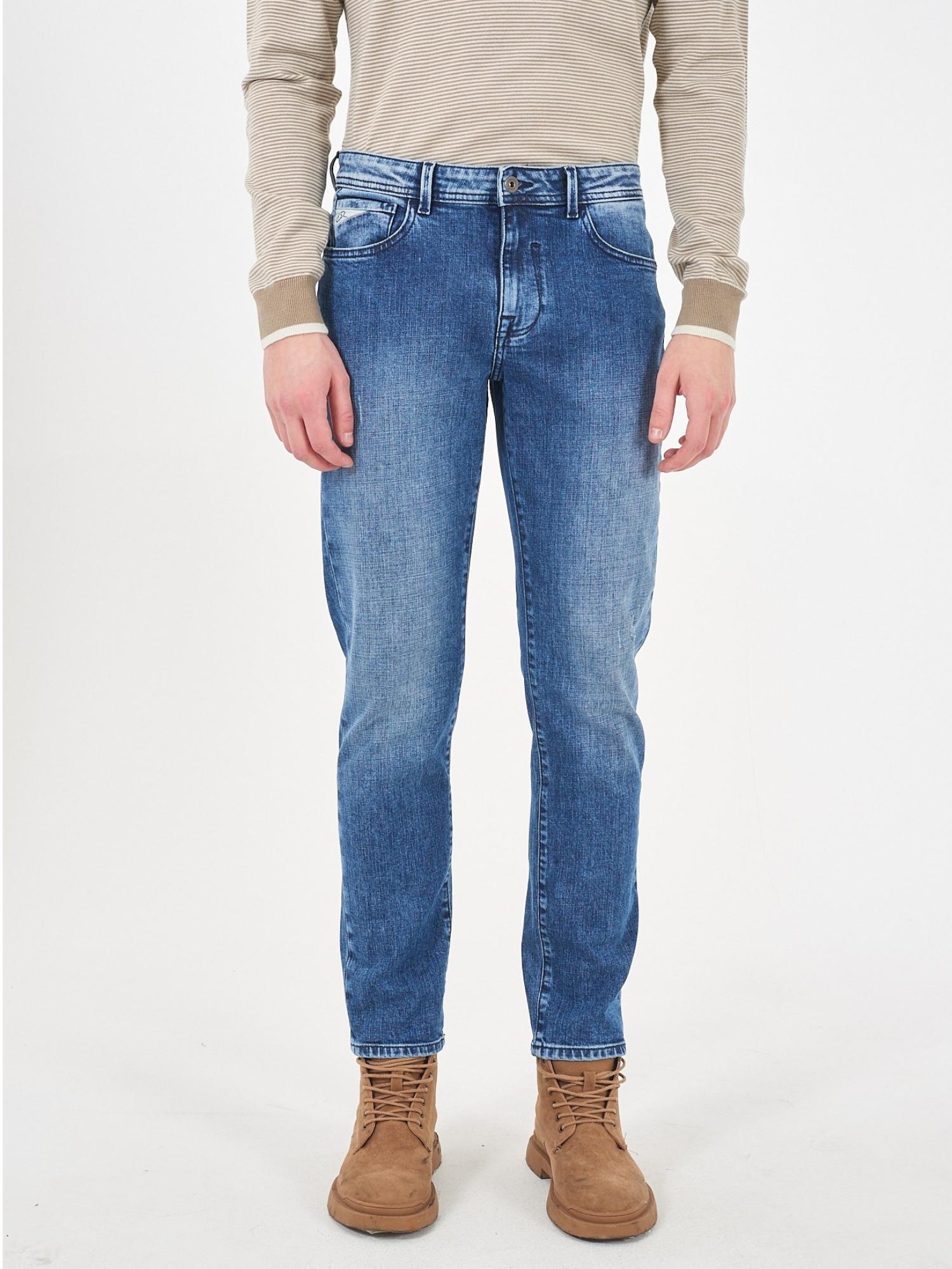 Yes Zee Jeans 5 Tasche Slim Fit Uomo Super Stone P601 F173 J712 YES ZEE