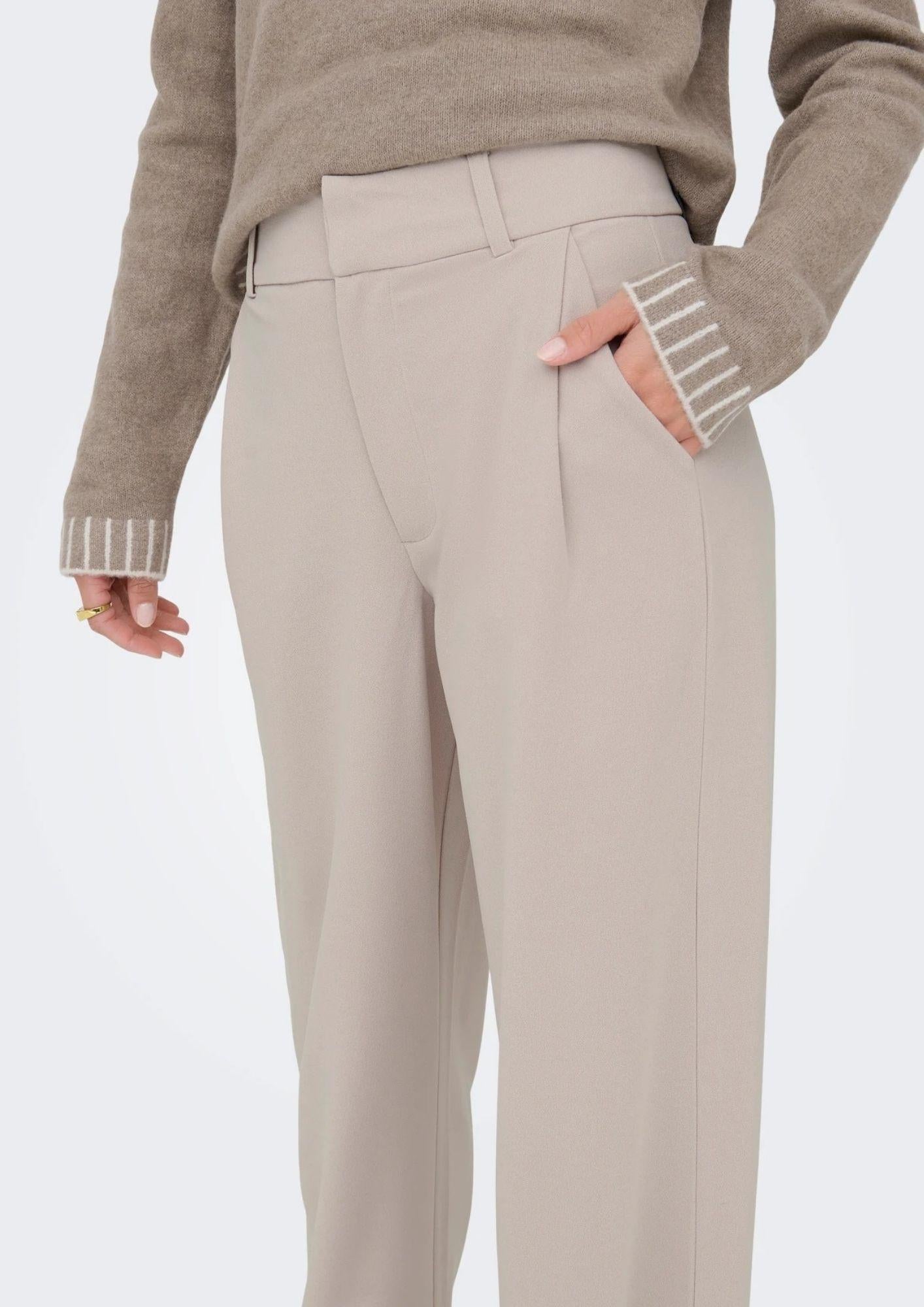 Jacqueline De Yong Pantalone Donna Geggo Grigio 15330419 Chateau Gray JACQUELINE DE YONG