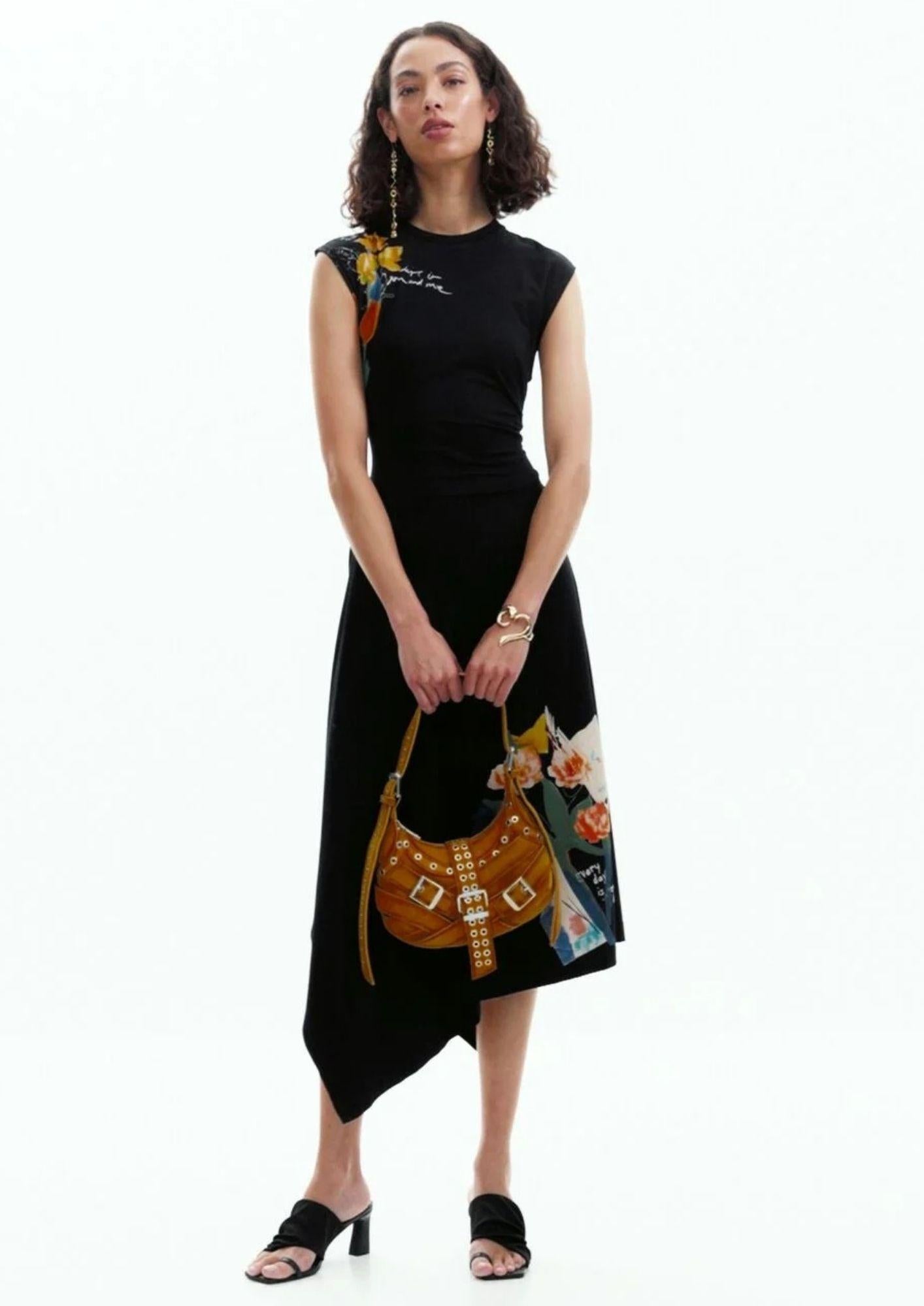 Desigual Vestito Donna Vestleyter Nero 26SWVK50 2000 DESIGUAL