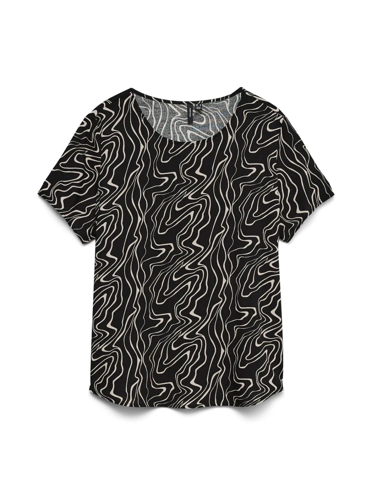 Vero Moda Top Donna Easy Nero Dana 10297345 Black Dana VERO MODA