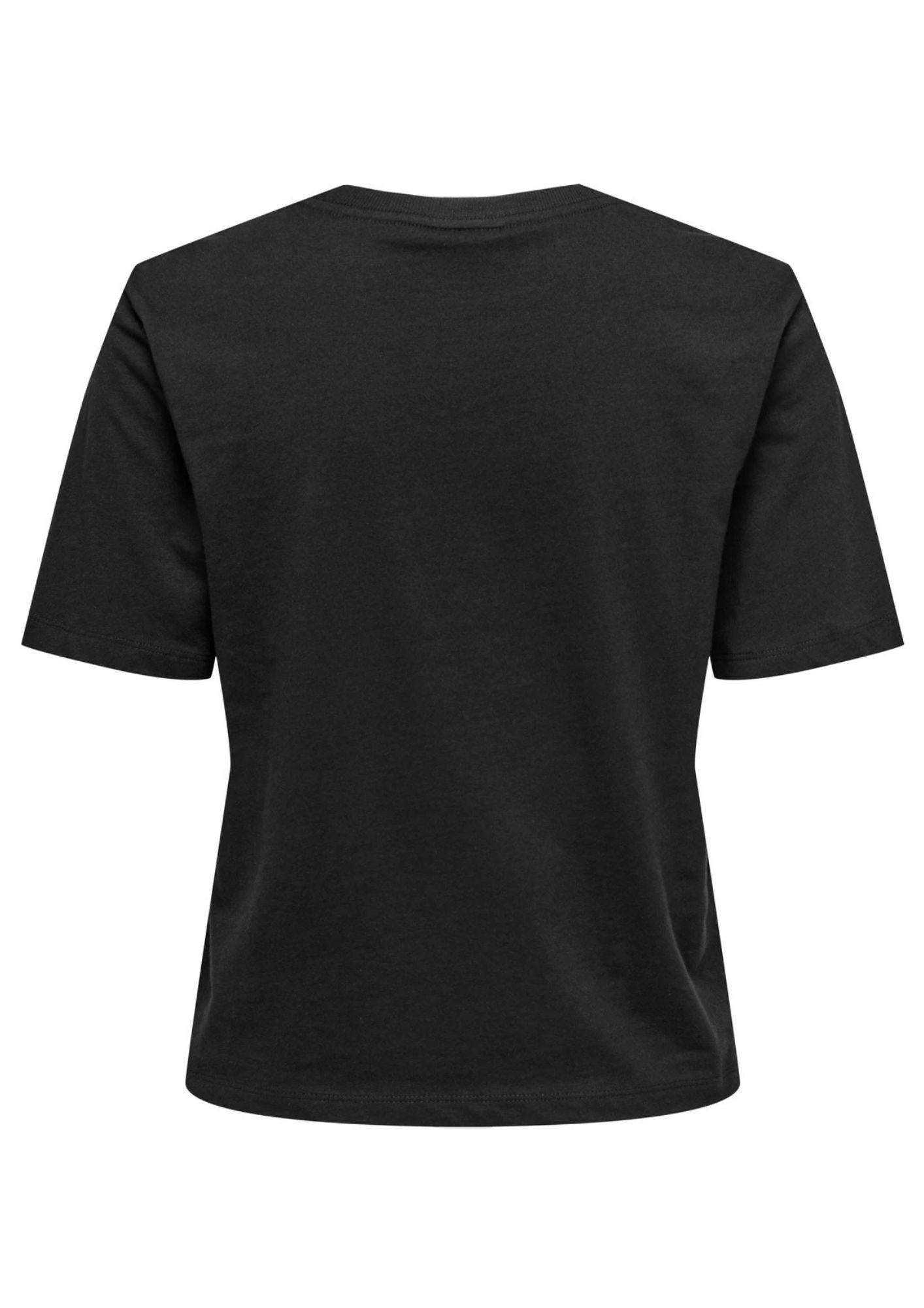 Jacqueline De Yong T-Shirt Donna Rex Nera 15344612 Black JACQUELINE DE YONG