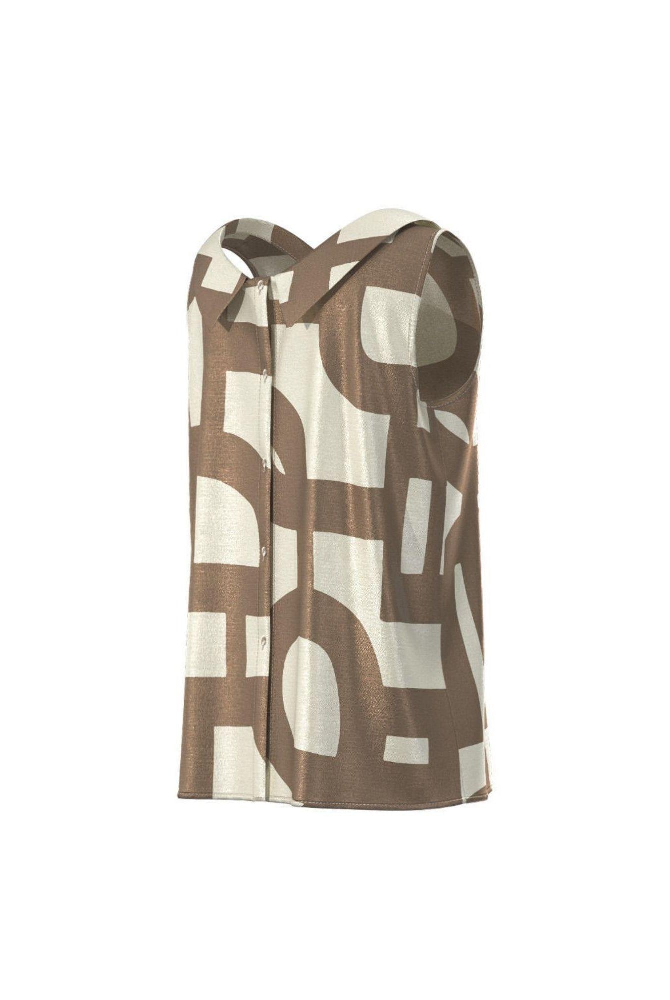 Emme Marella Top Donna Emmgommoso Tortora Geometrico 2615161142200 006 EMME MARELLA