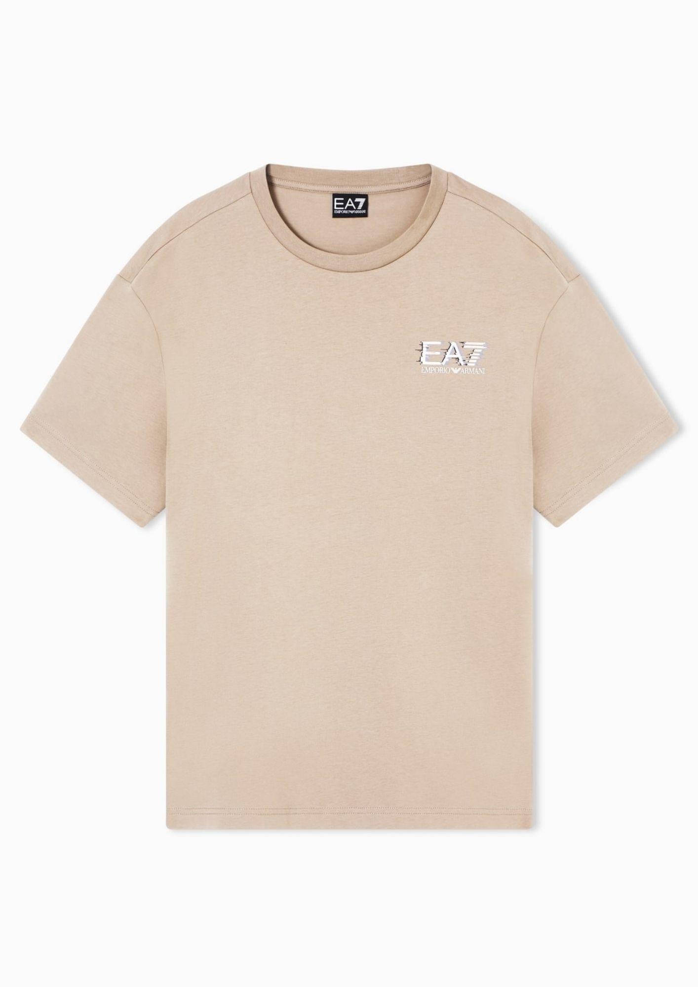 EA7 Emporio Armani T-Shirt Uomo Beige 7M001327 AF17789 U6167 EA7 EMPORIO ARMANI