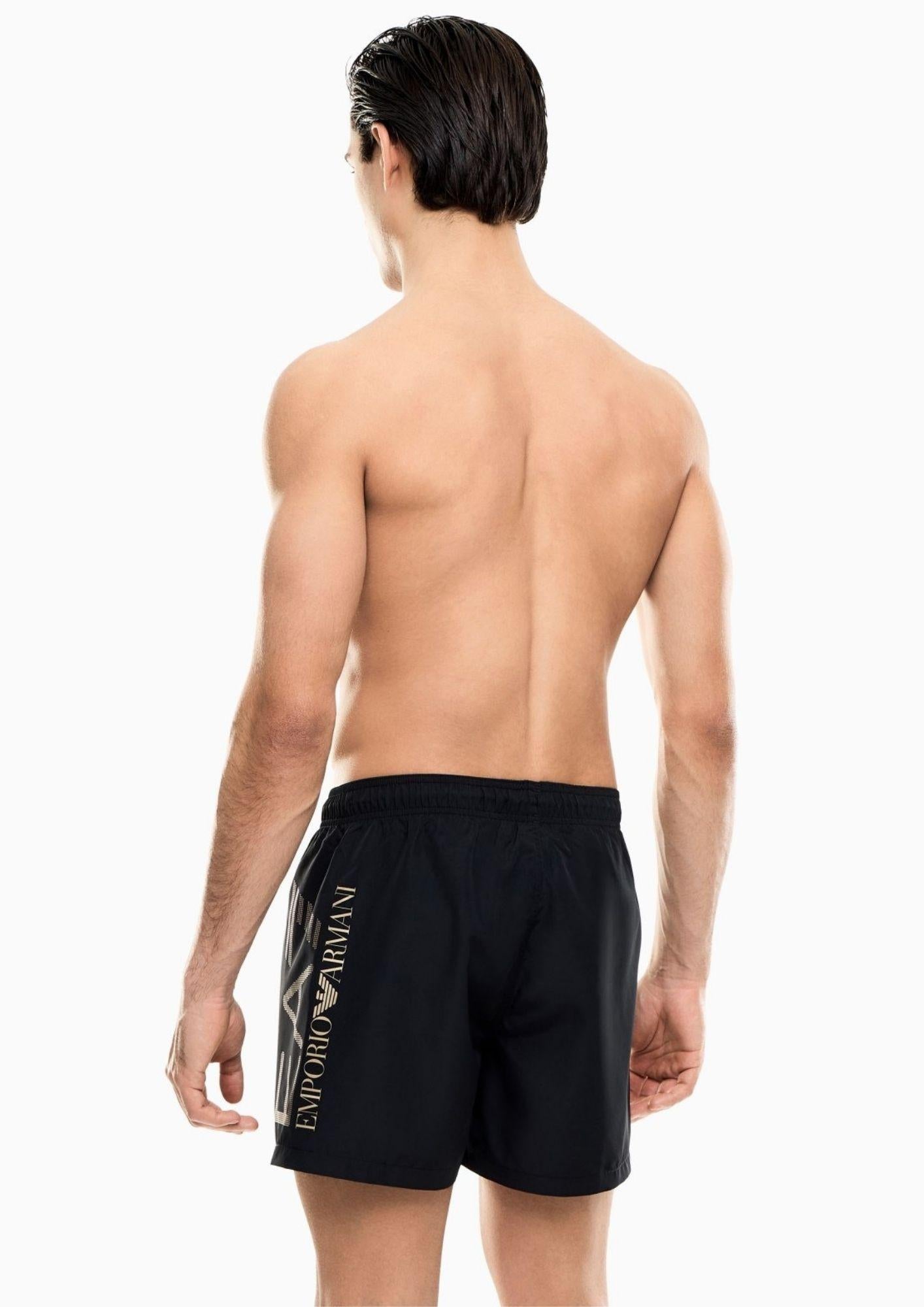 EA7 Emporio Armani Costume Uomo Nero Oro 7M002001 AF14497 MC004 EA7 EMPORIO ARMANI