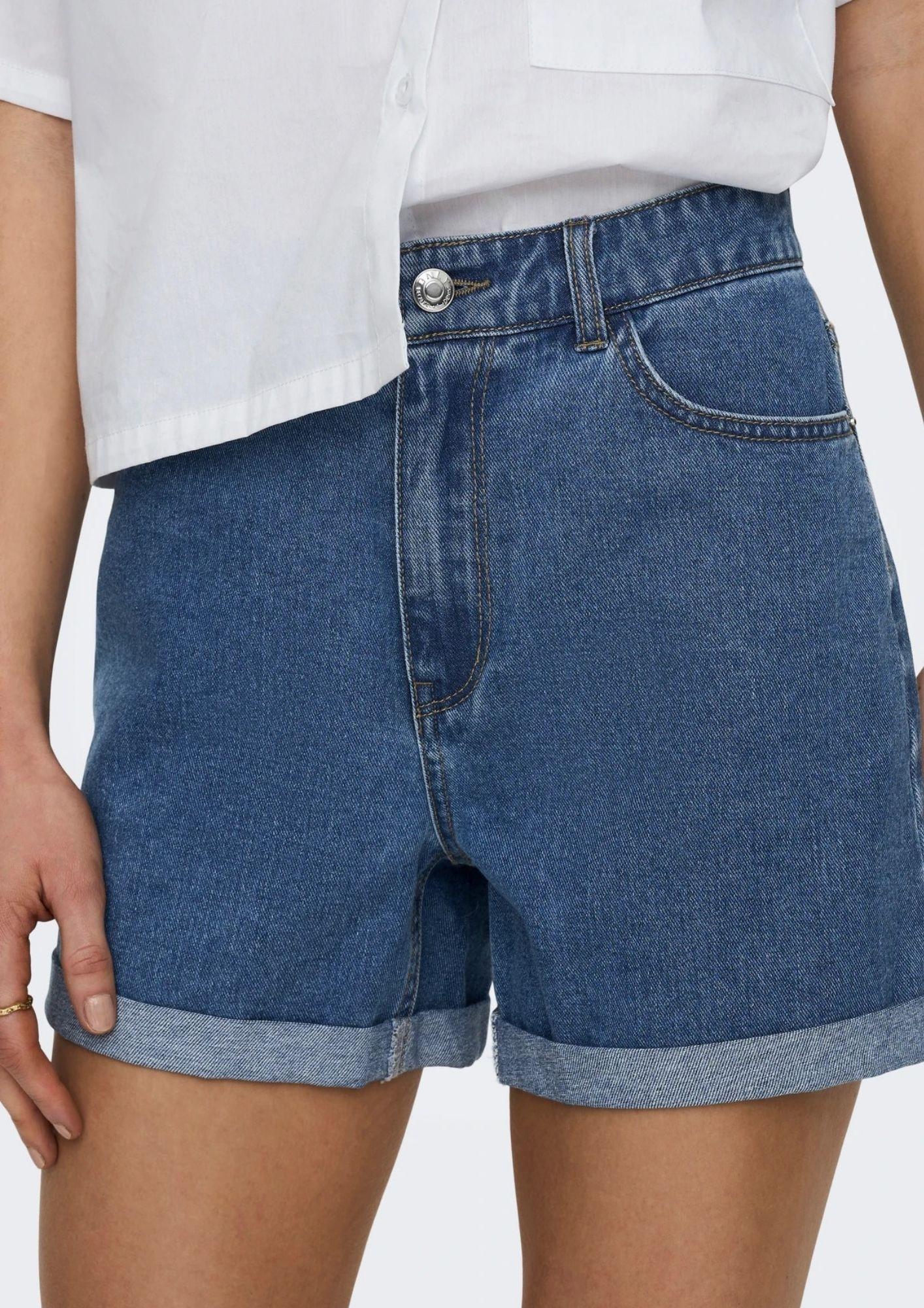 Only Shorts Donna Vega Medium Blu Denim 15230571 Medium Blue Denim ONLY