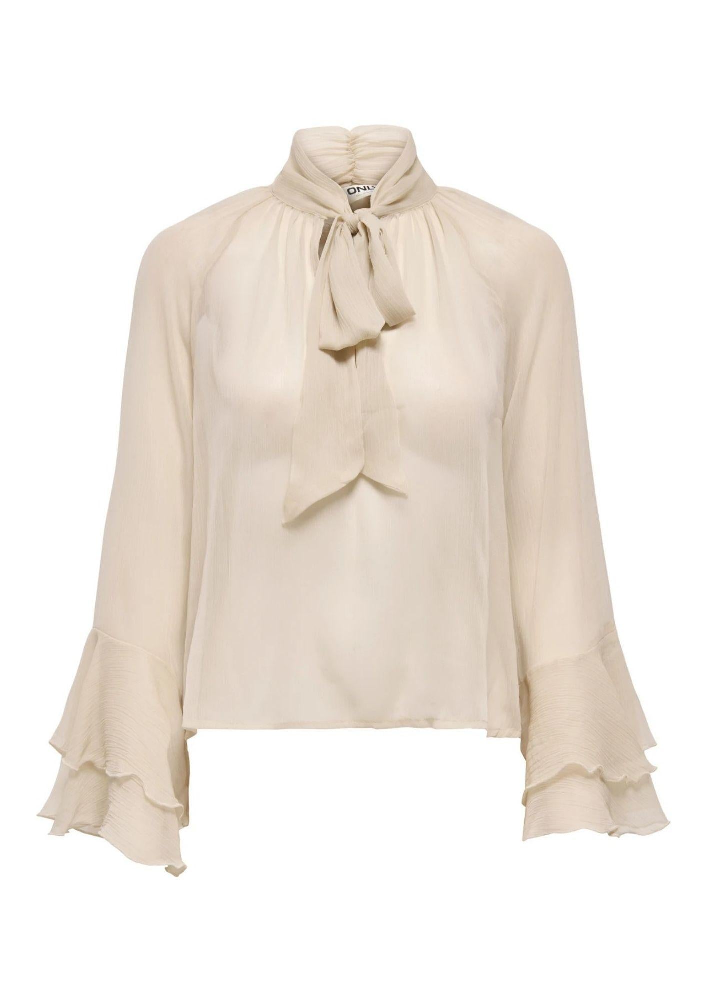 Only Blusa Donna Peninna Grigio Oxford 15367241 Oxford Tan ONLY