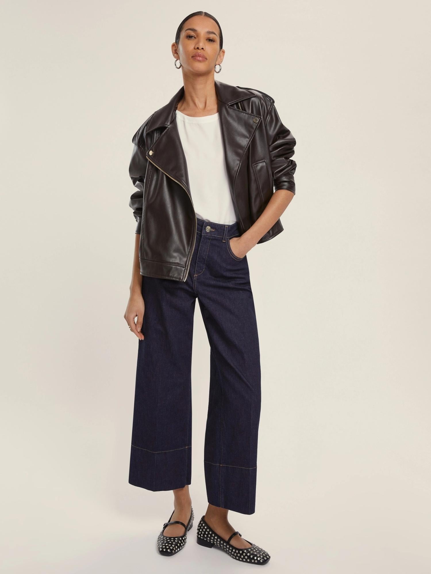 Emme Marella Jeans dritto stretch Donna Kentia Blu notte 2525186021200 001 EMME MARELLA