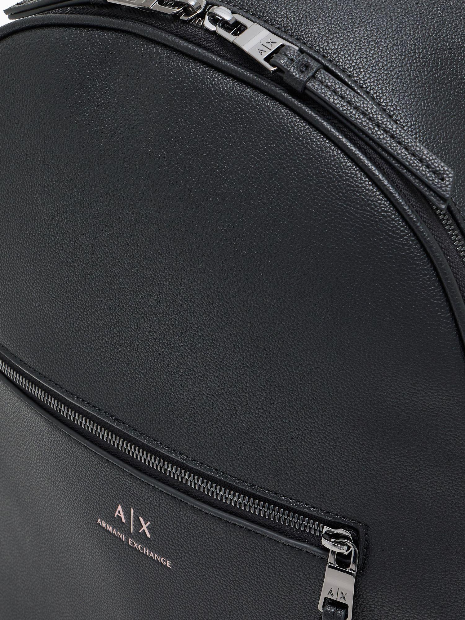 Armani Exchange Zaino semi-rigido con tasca esterna Nero 952387 CC830 00020 ARMANI EXCHANGE