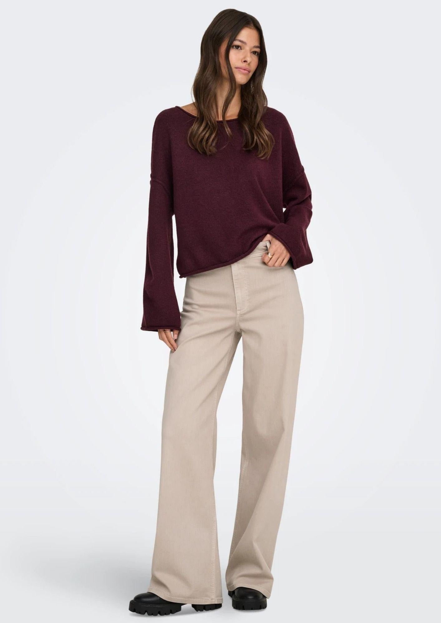 Jacqueline De Yong Pantalone Donna Iris Grigio 15341269 Chateau Gray JACQUELINE DE YONG