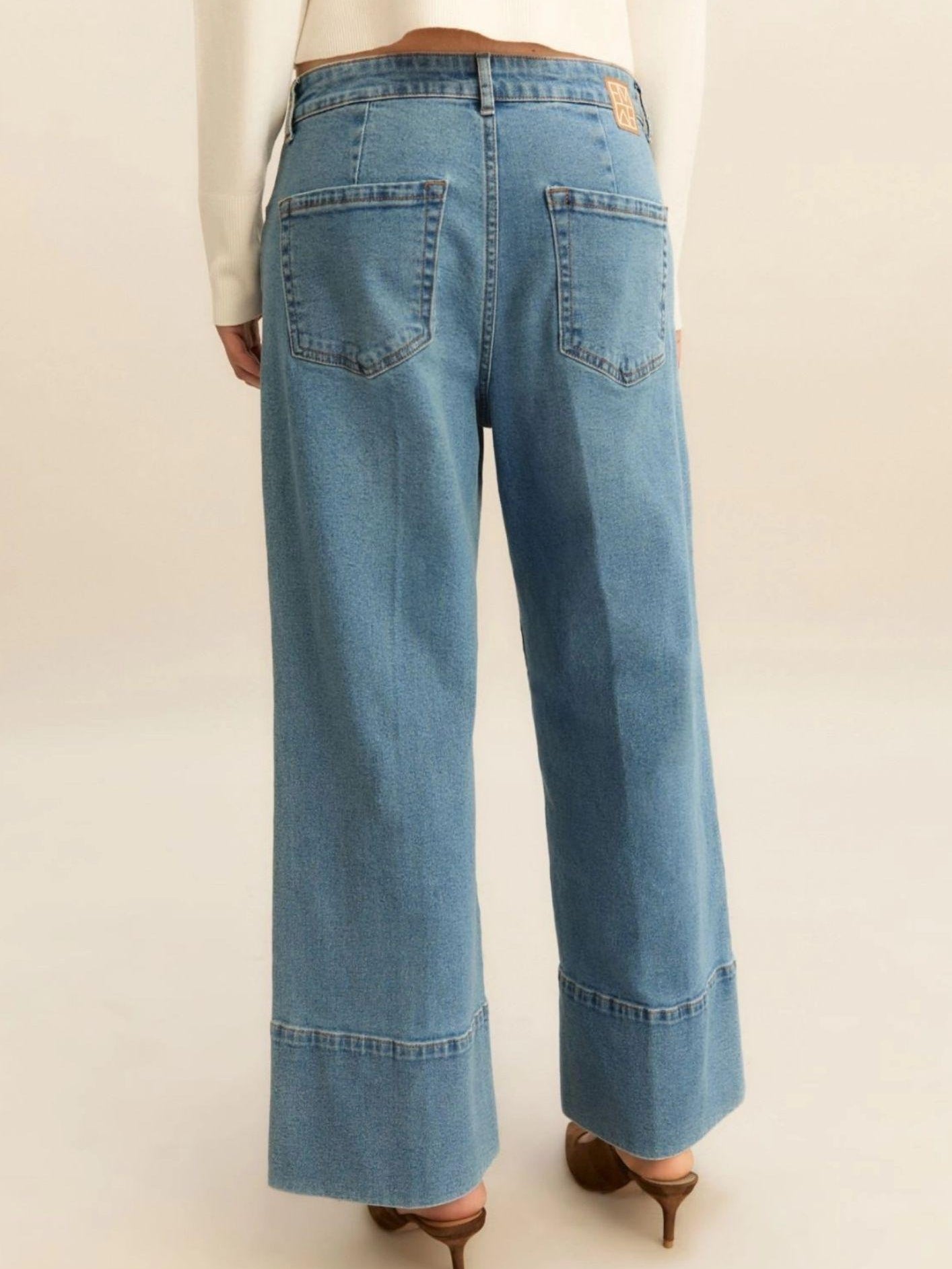 Emme Marella Jeans Donna Emmcropped Blu Chiaro 2615181011200 003 EMME MARELLA