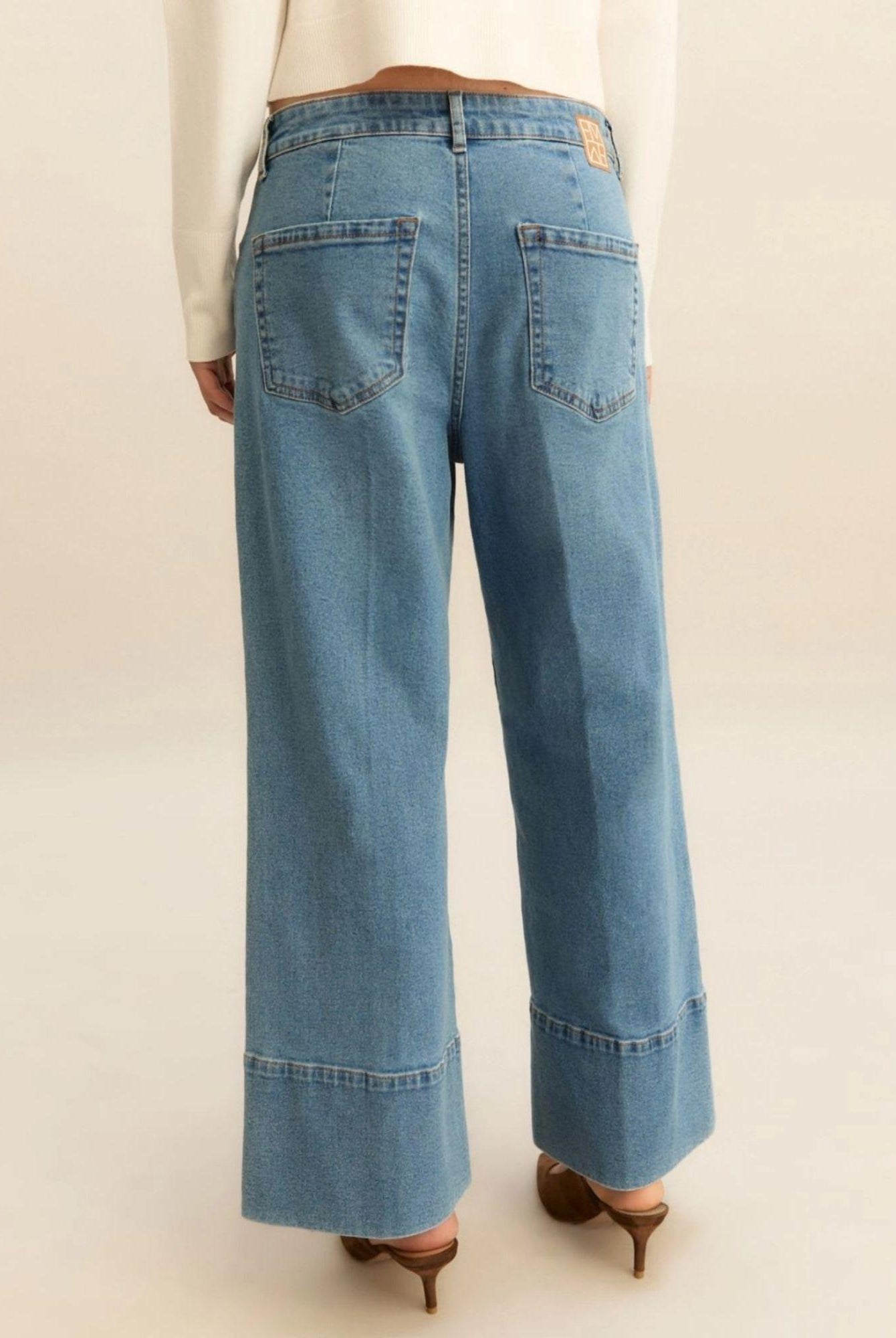 Emme Marella Jeans Donna Emmcropped Blu Chiaro 2615181011200 003 EMME MARELLA