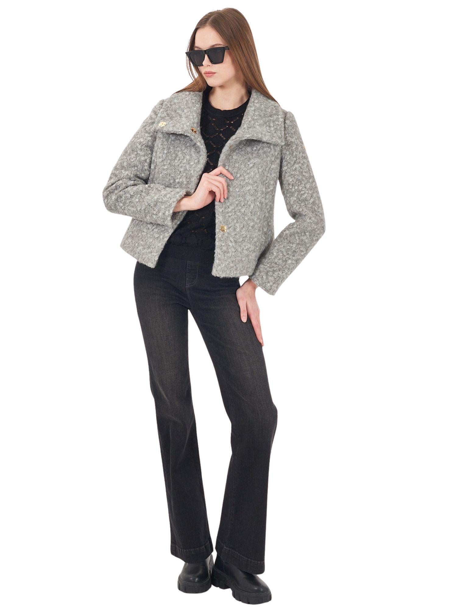 Yes Zee Giacca Donna Grigia G008 KG00 0809 YES ZEE