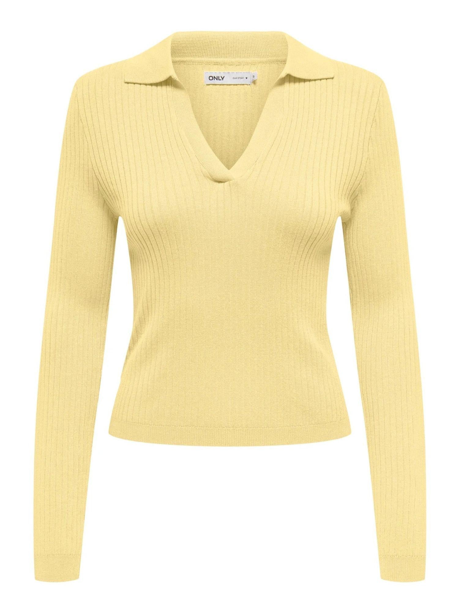 Only Maglia Polo Donna Double Cream Onlkaya 15344841 Double Cream ONLY