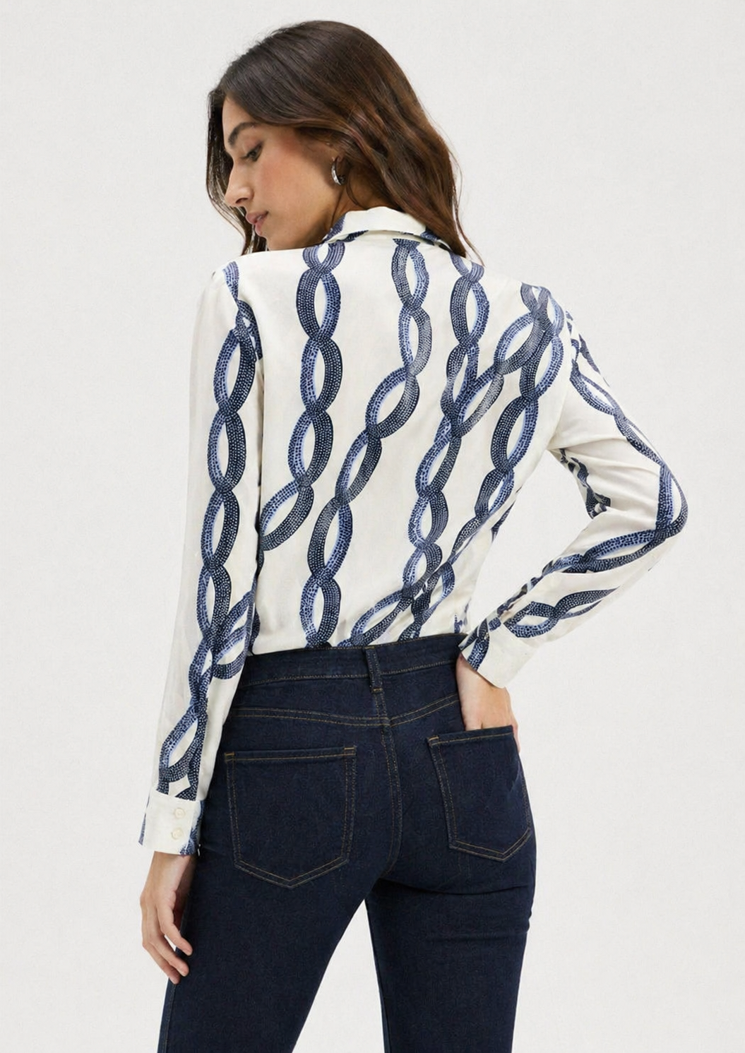 Emme Marella Camicia Donna Emmangel Burro e Azzurro 2615111191200 012 EMME MARELLA