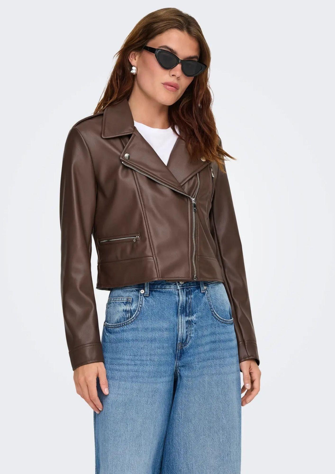 Only Giubbino Donna Carmen Marrone Cioccolata 15361396 Chocolate Martini ONLY