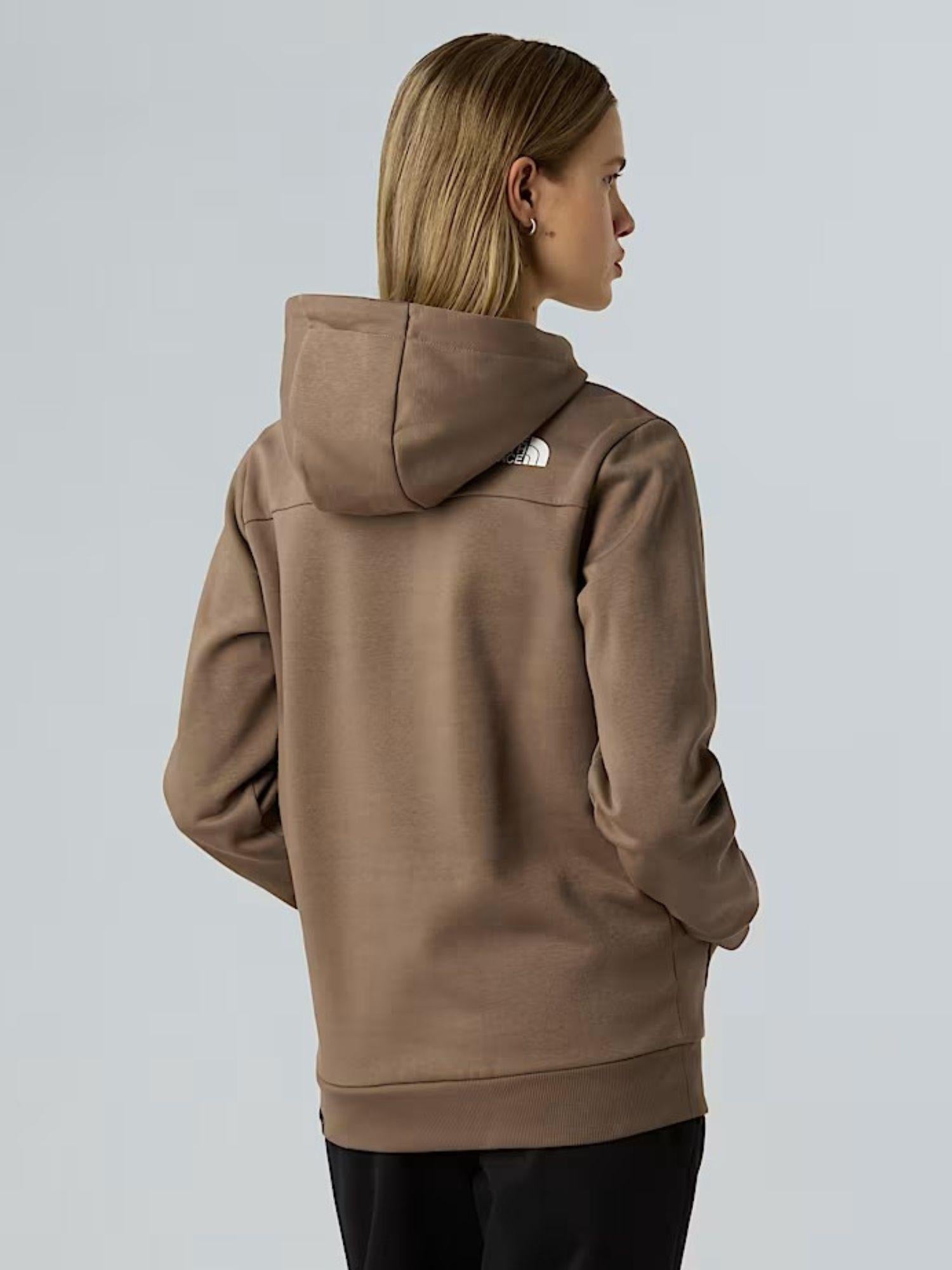 The North Face Felpa Donna Simple Dome Con Cappuccio Marrone Mocha NF0A89EY BOW THE NORTH FACE