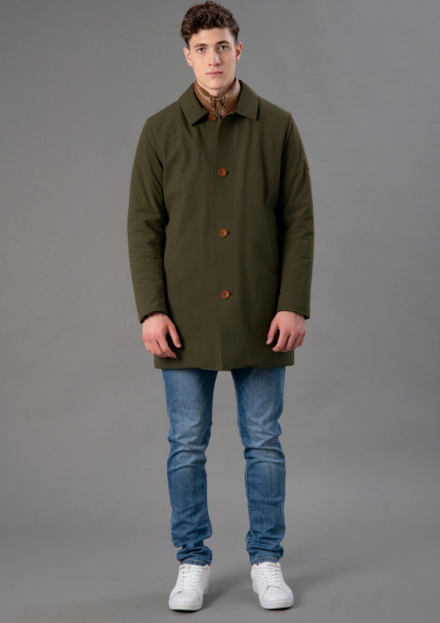 Rihunik Giubbino Uomo Benny25 Verde RIMA251J F0120 102 RIHUNIK