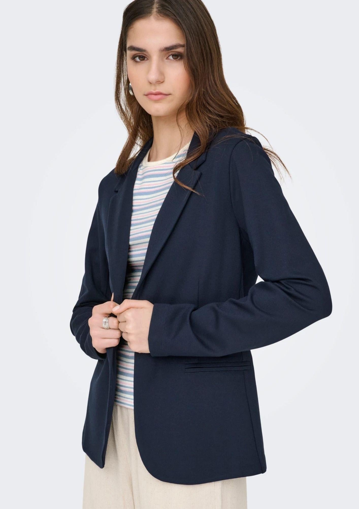 Jacqueline De Yong Giacca Donna New Blazer Blu 15364540 Total Eclipse JACQUELINE DE YONG