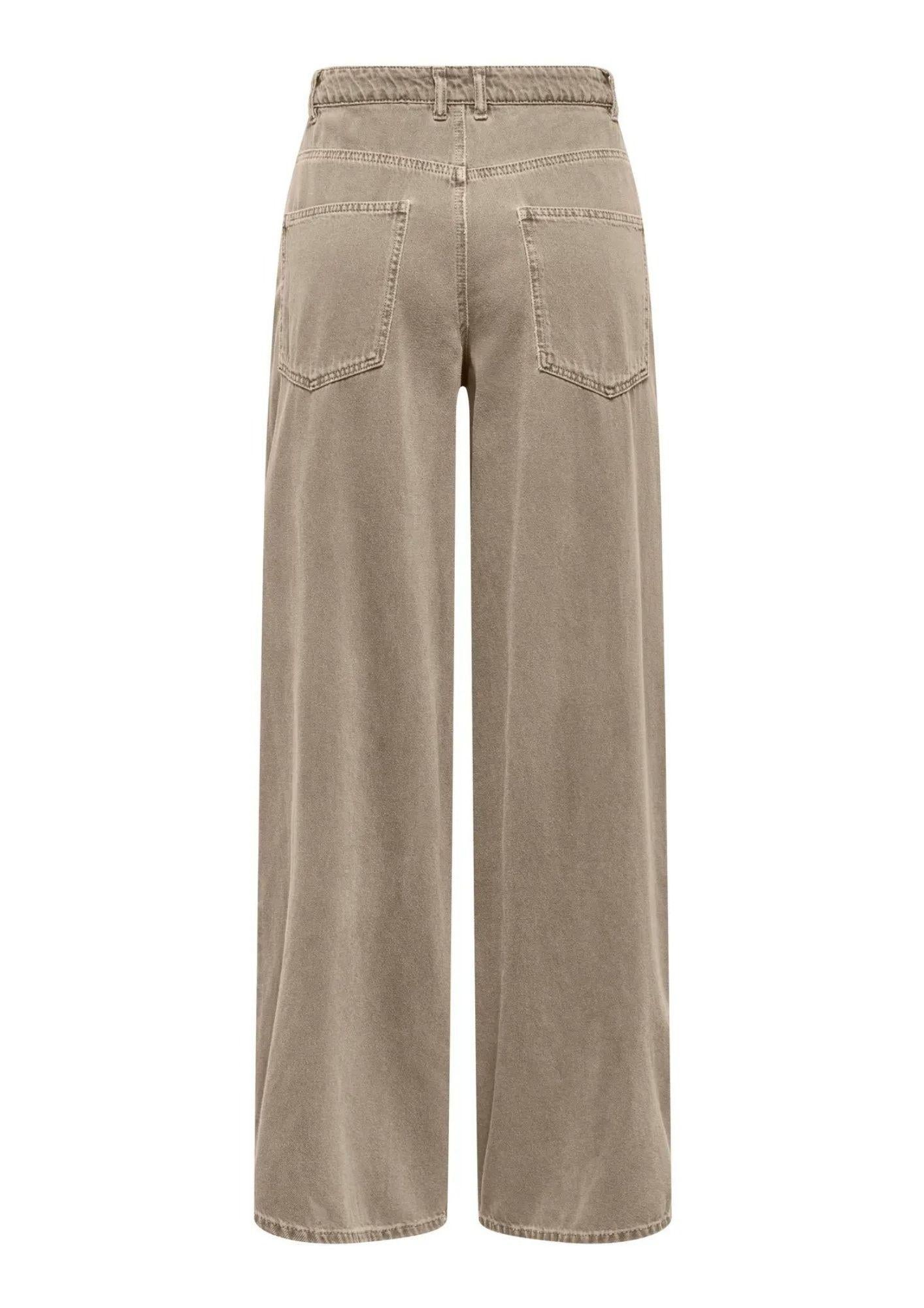 Only Pantalone Donna Taylor Beige 15367377 Crockery ONLY