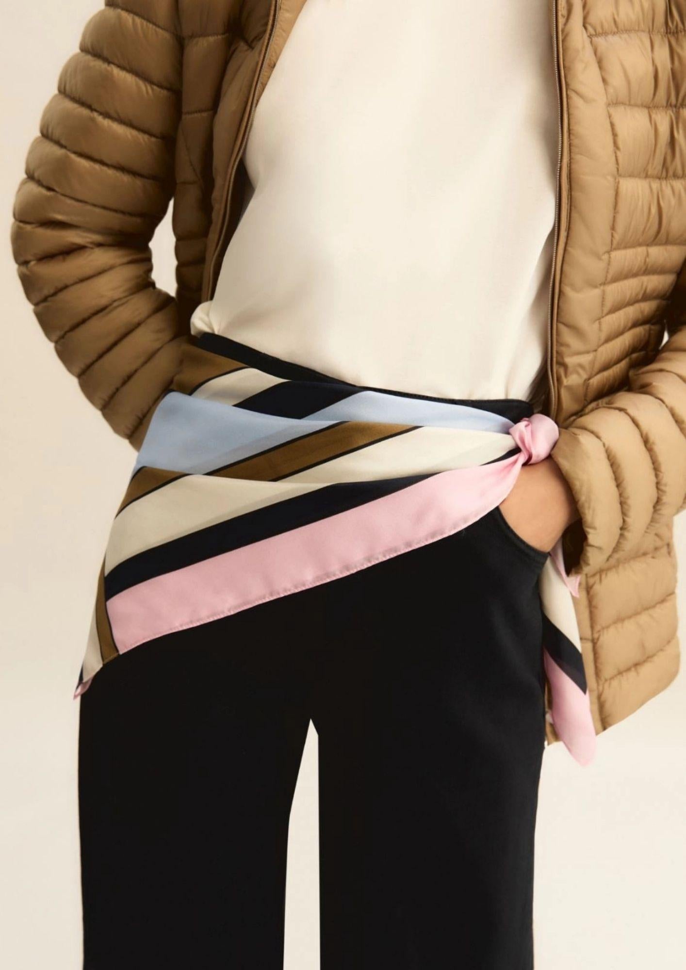 Emme Marella Foulard Donna Emmgondola Rosa 2615541041200 003 EMME MARELLA