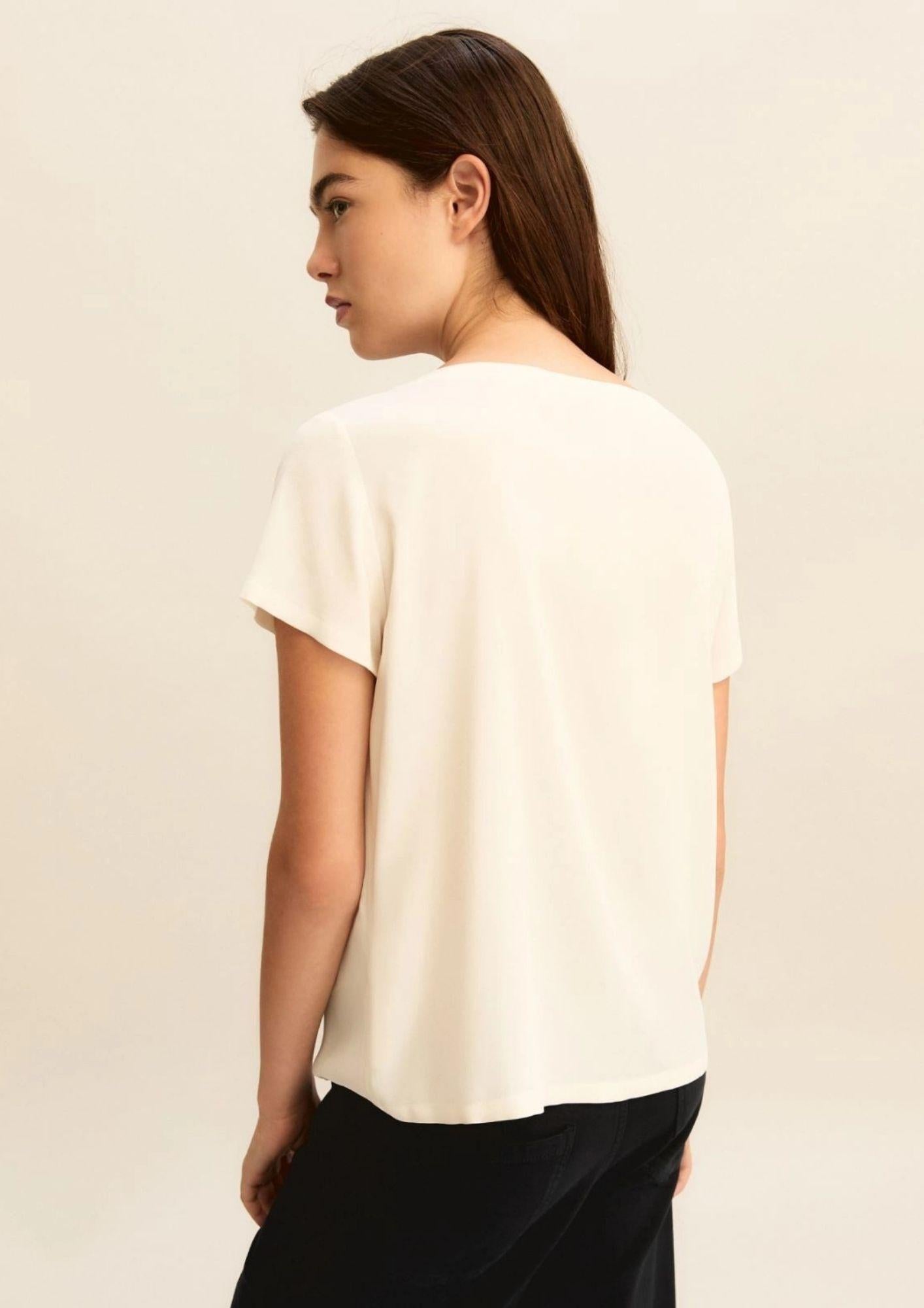 Emme Marella Camicia Donna Emmcartone Bianco Lana 2615111021200 001 EMME MARELLA