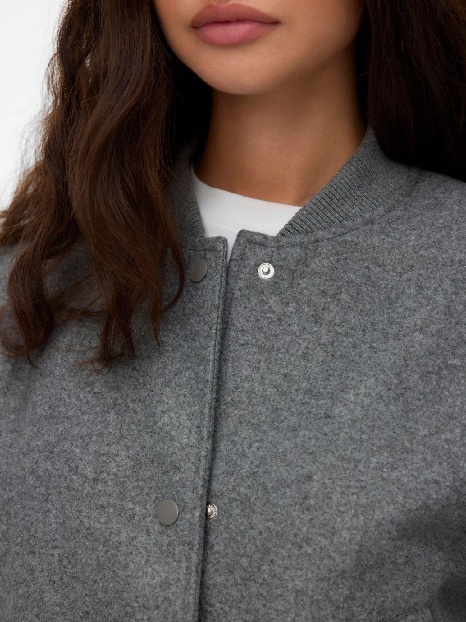 Vero Moda Giacca Invernale Donna Fortune Grigio Medio 10331816 Medium Grey Melange VERO MODA