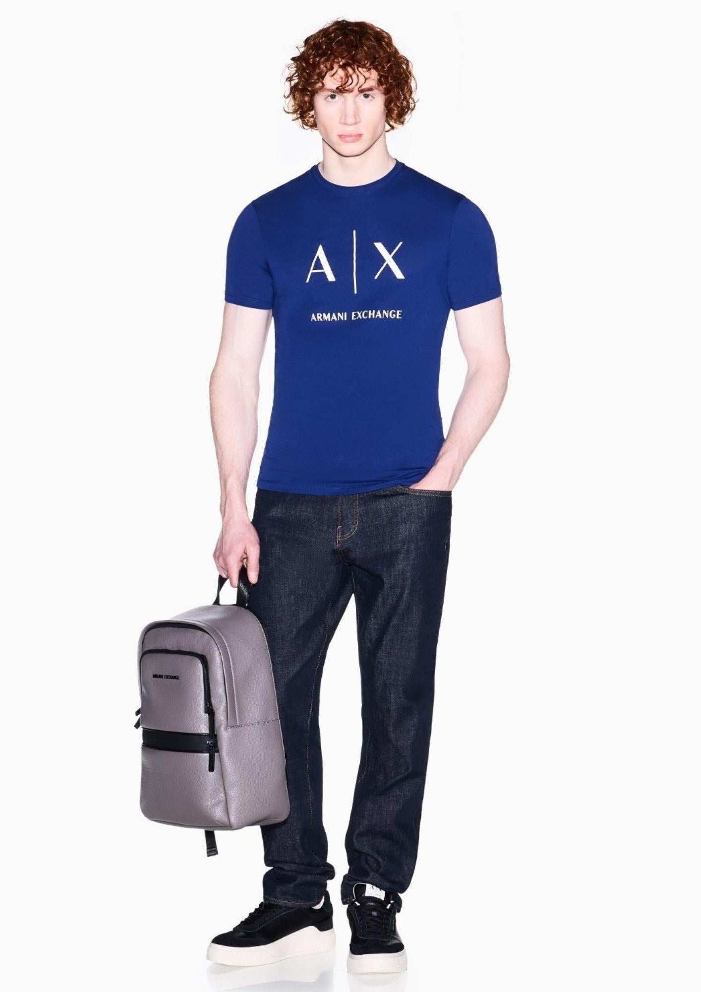 Armani Exchange T-Shirt Uomo Blu XM002683 AF10356 UB131 ARMANI EXCHANGE