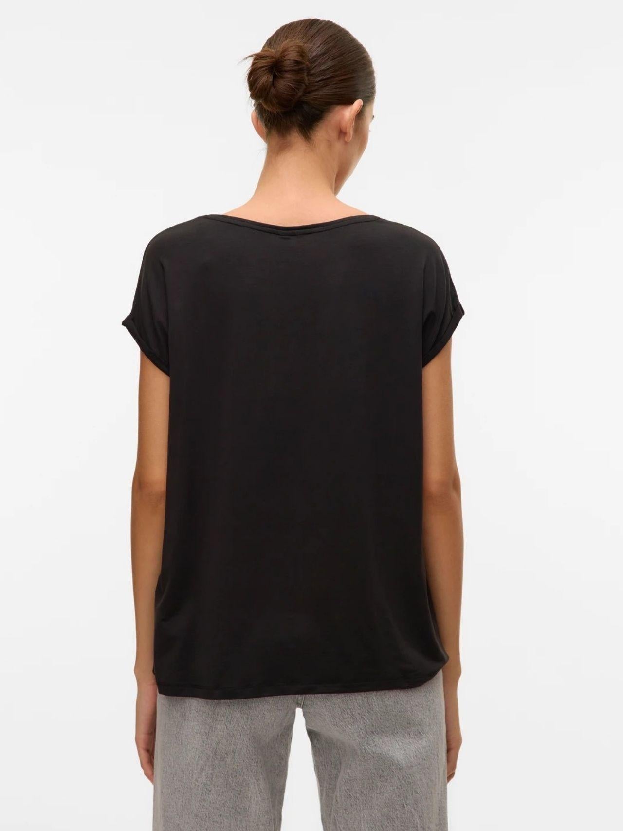 Vero Moda T-Shirt Donna Ava Nera 10284468 Black VERO MODA