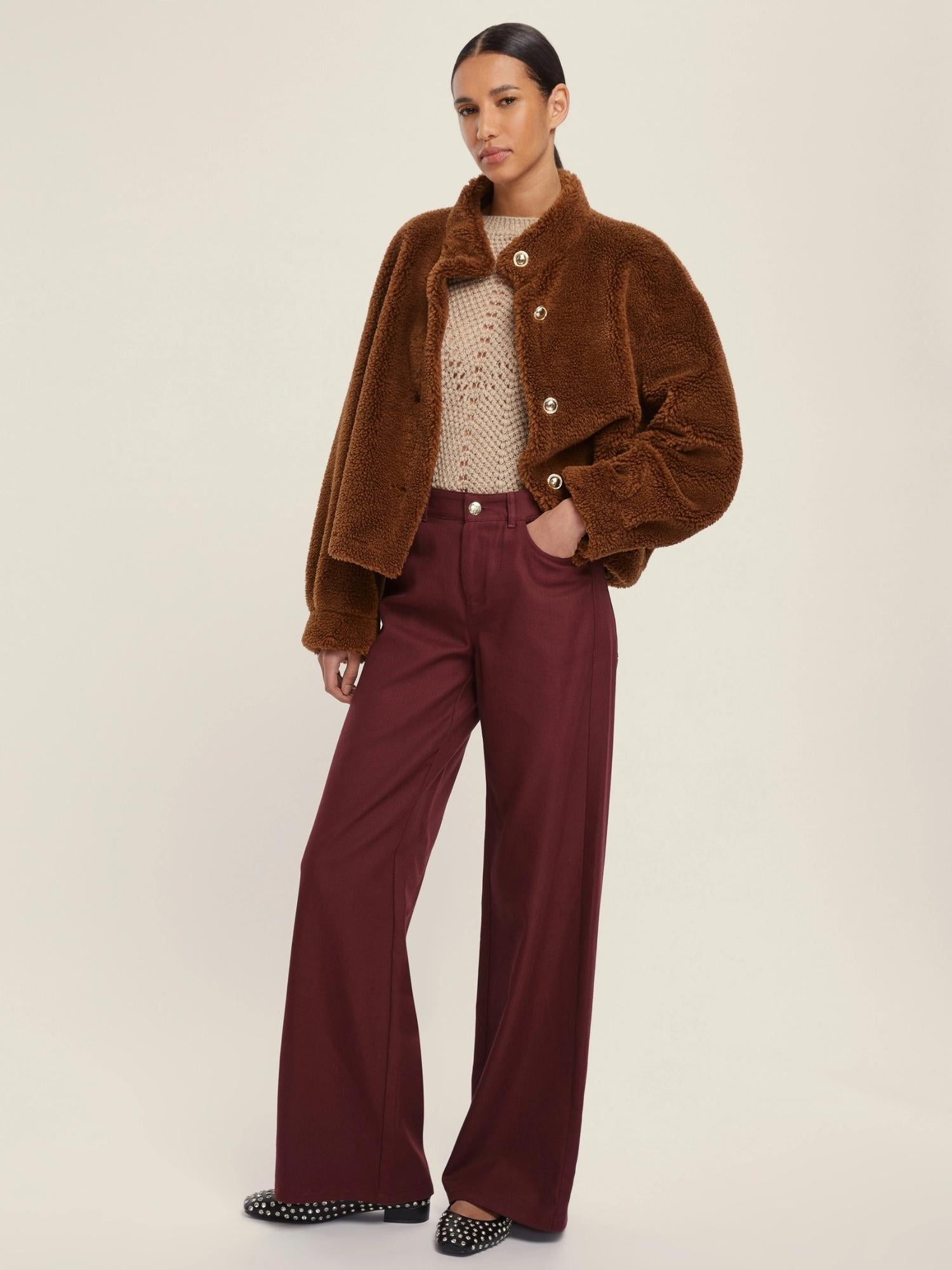 Emme Marella Bomber reversibile Donna Vicenza Cognac 2525456031200 002 EMME MARELLA