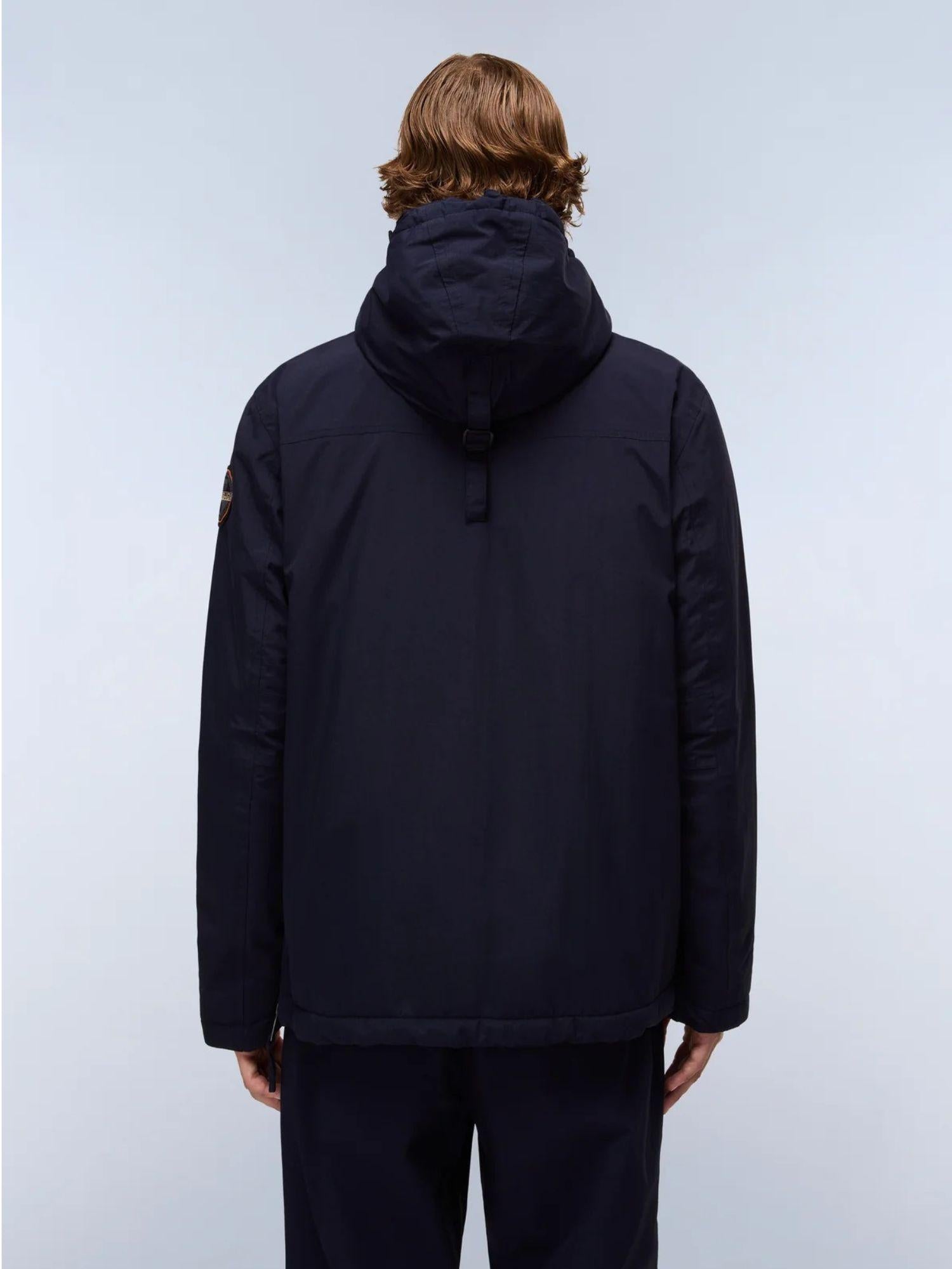 Napapijri Giacca Anorak Invernale Uomo Rainforest Blu Scuro NP0A4GMC 176 NAPAPIJRI