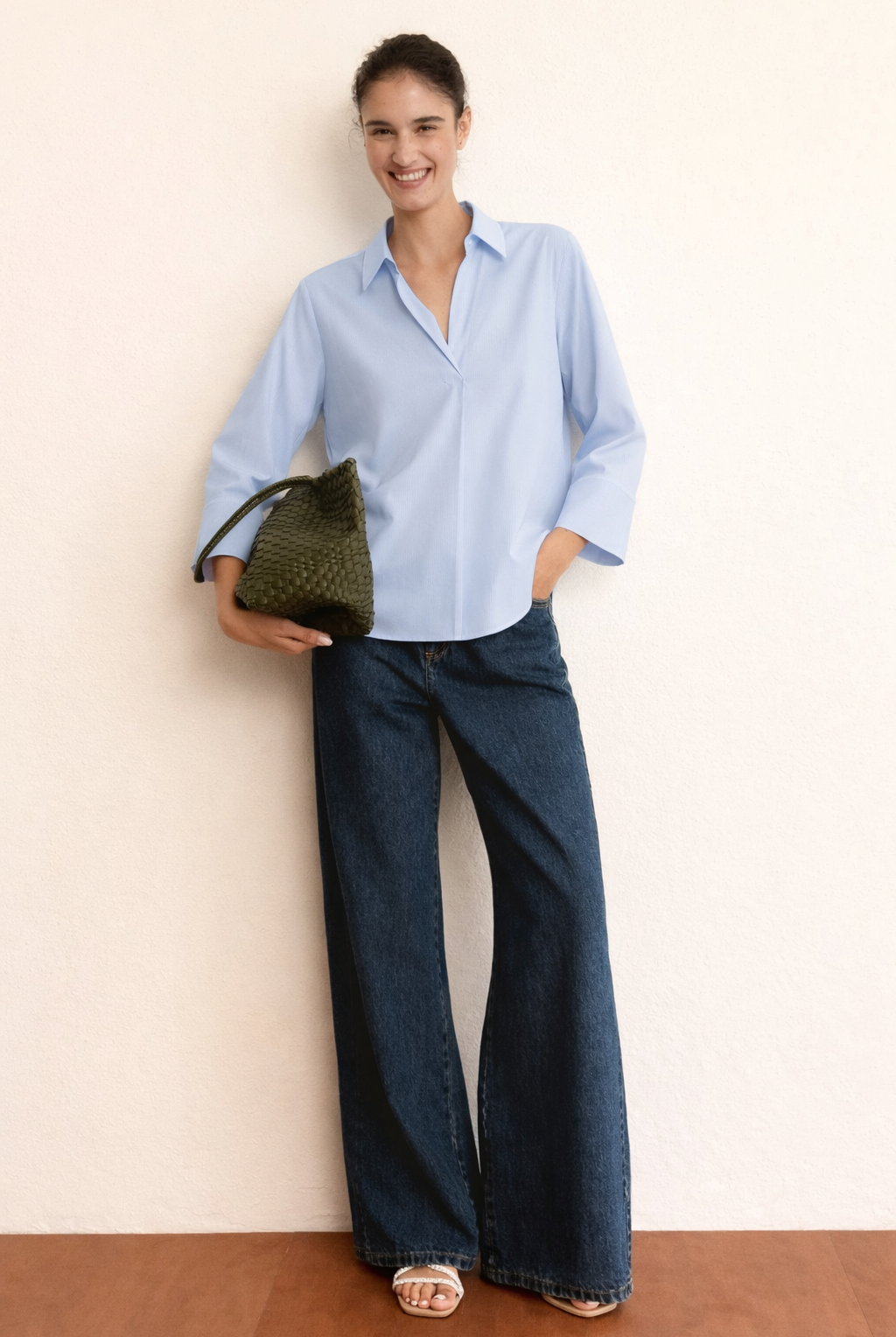 Emme Marella Blusa Donna Emmadorno Azzurra 2615111091200 003 EMME MARELLA