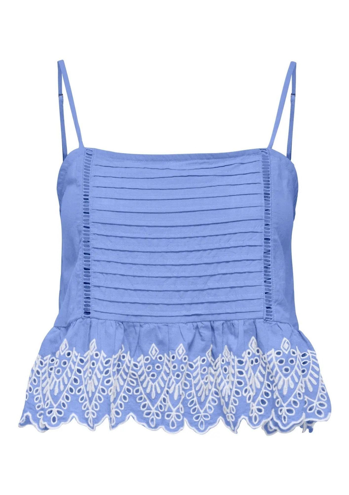 Only Top Donna Tulum Azzurro 15368892 Blue Bonnet ONLY