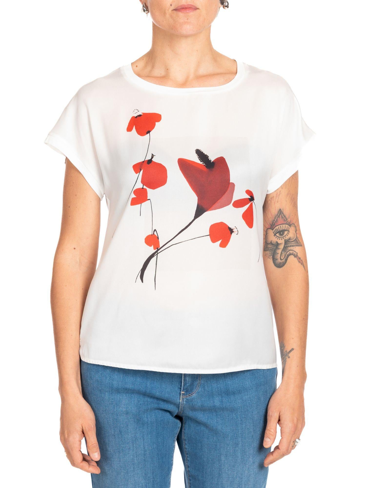 Diana Gallesi Maglia Donna Bianca G064R000674N S1 DIANA GALLESI