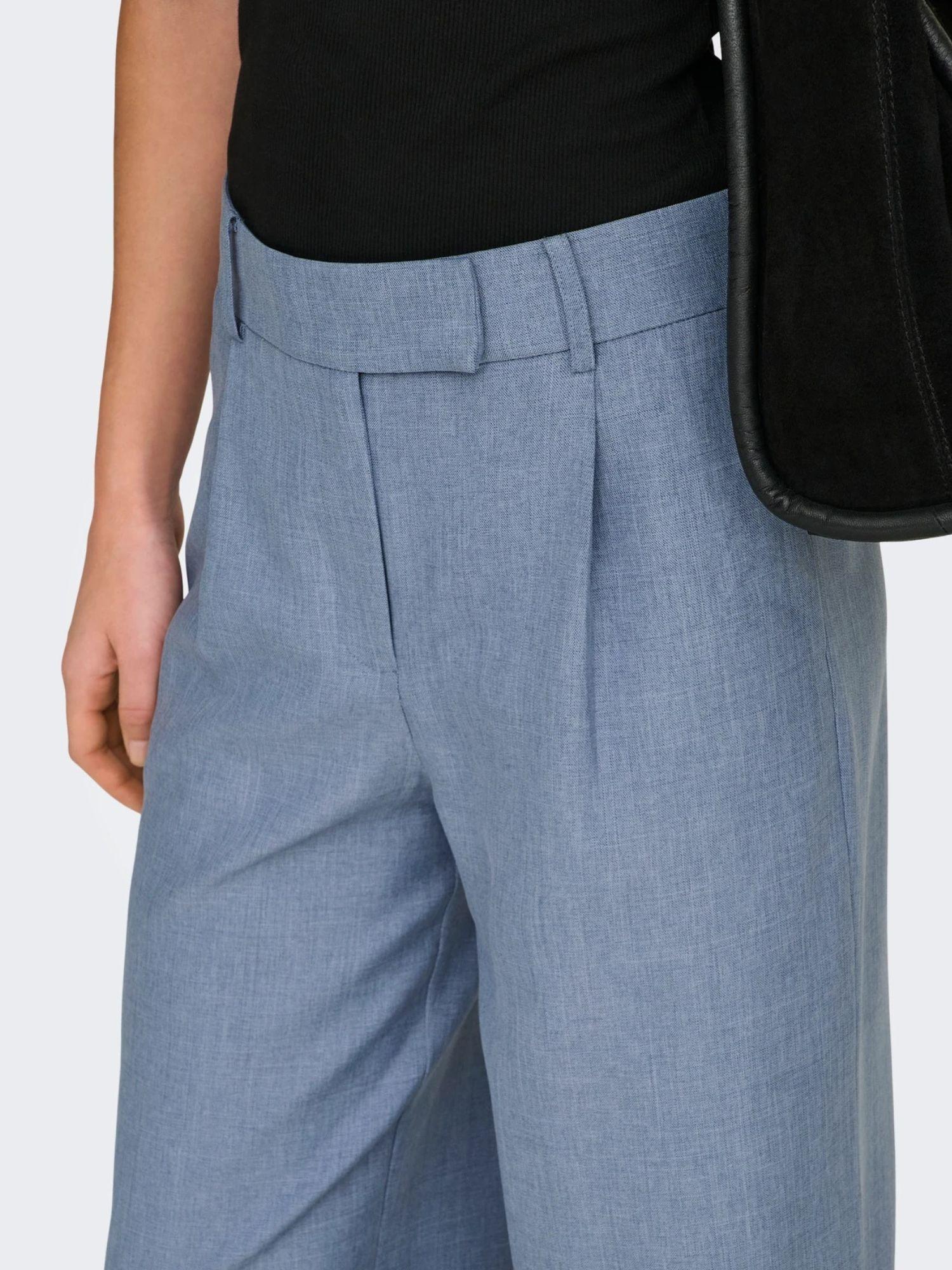 Only Pantaloni Donna Vintage Indigo Straight Fit Onllinda 15336761 Vintage Indigo ONLY