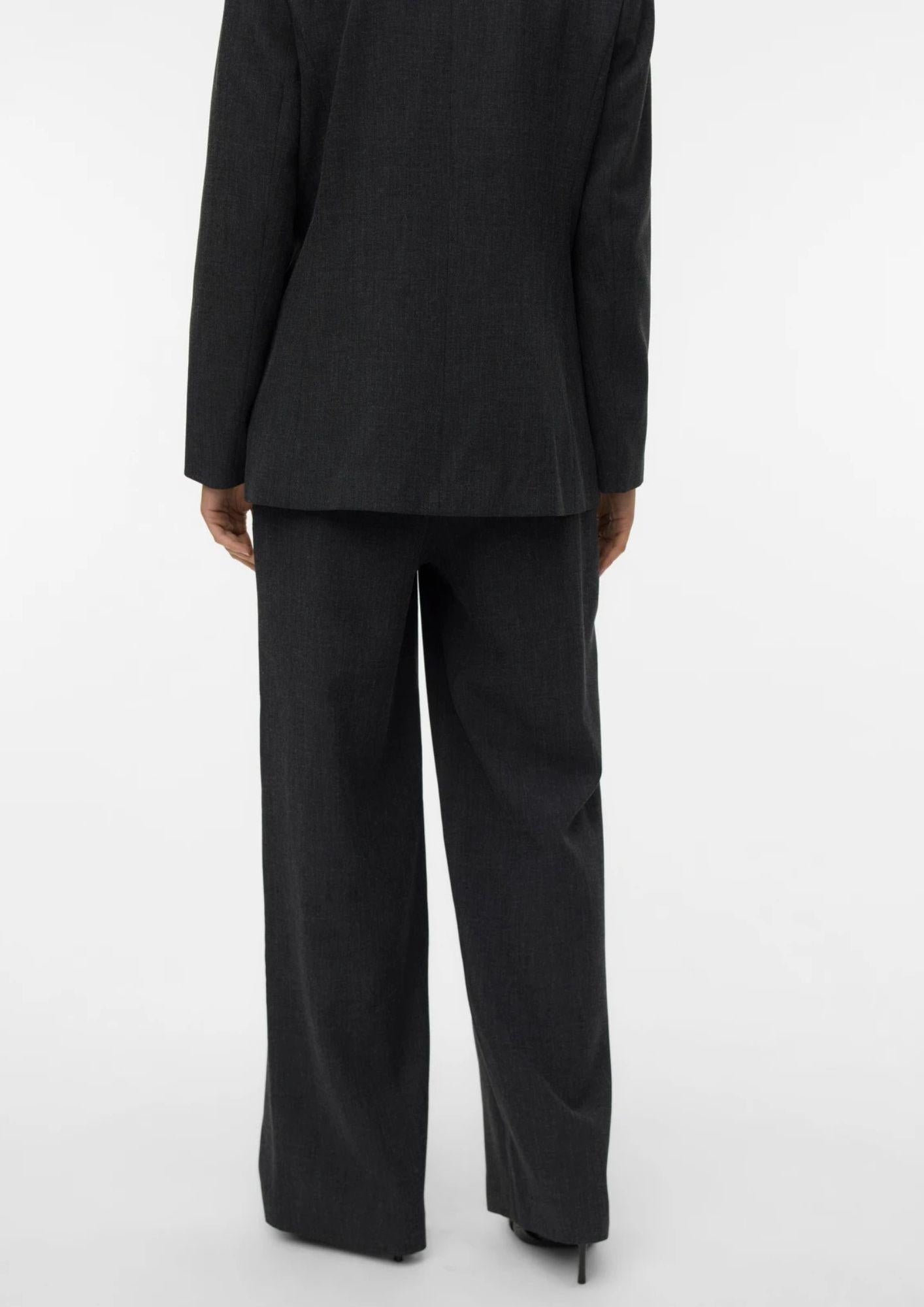 Vero Moda Pantalone Donna Bestie Grigio Scuro <BR/> 10331958 DARK GREY MELANGE VERO MODA