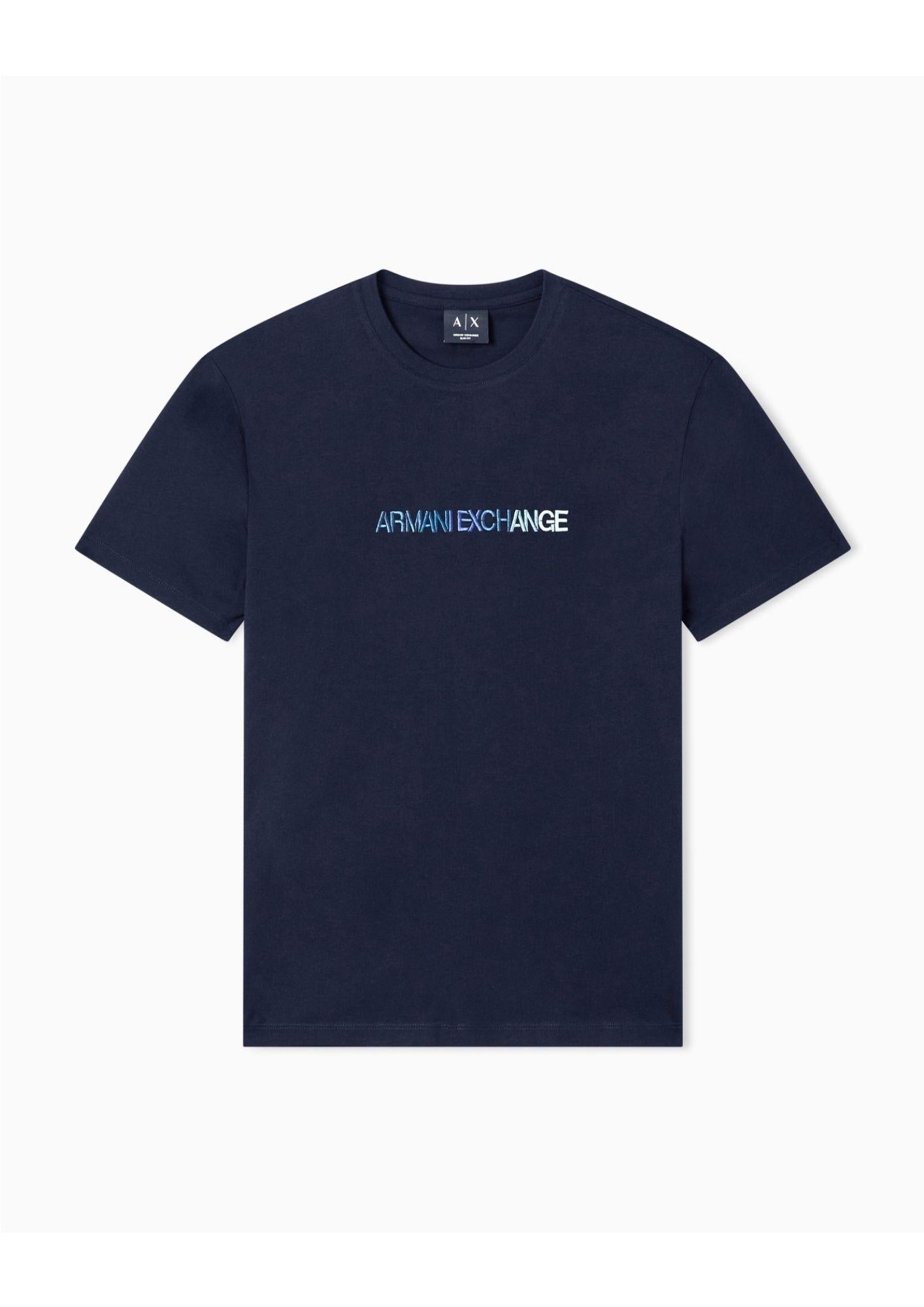 Armani Exchange T-Shirt Uomo Blu Navy XM002785 AF10358 UB101 ARMANI EXCHANGE