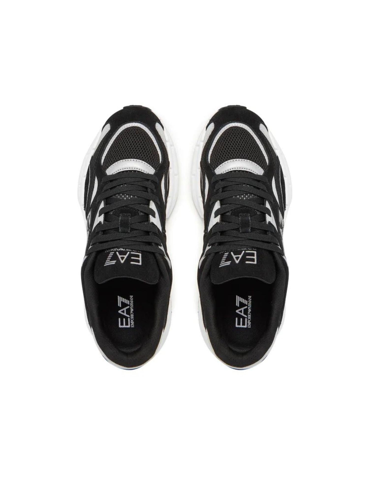 EA7 Emporio Armani Sneakers Crave Nero Argento X8X237 XK425 N763 EA7 EMPORIO ARMANI
