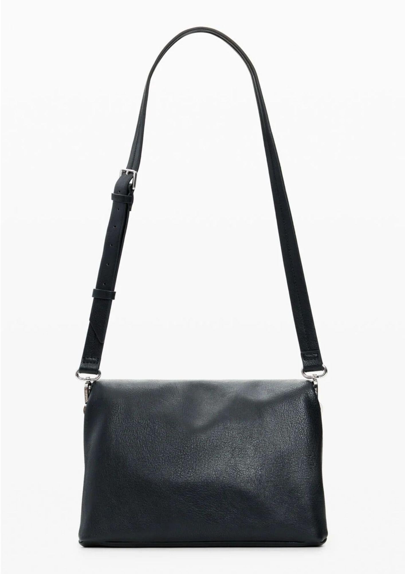 Desigual Borsa Donna Bag Half Logo Venecia 4.0 Black Nera 26SAXP61 2000 DESIGUAL
