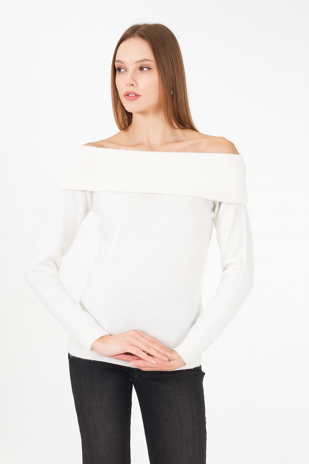 Yes Zee Maglia Donna Bianca M054 BT00 0101 YES ZEE