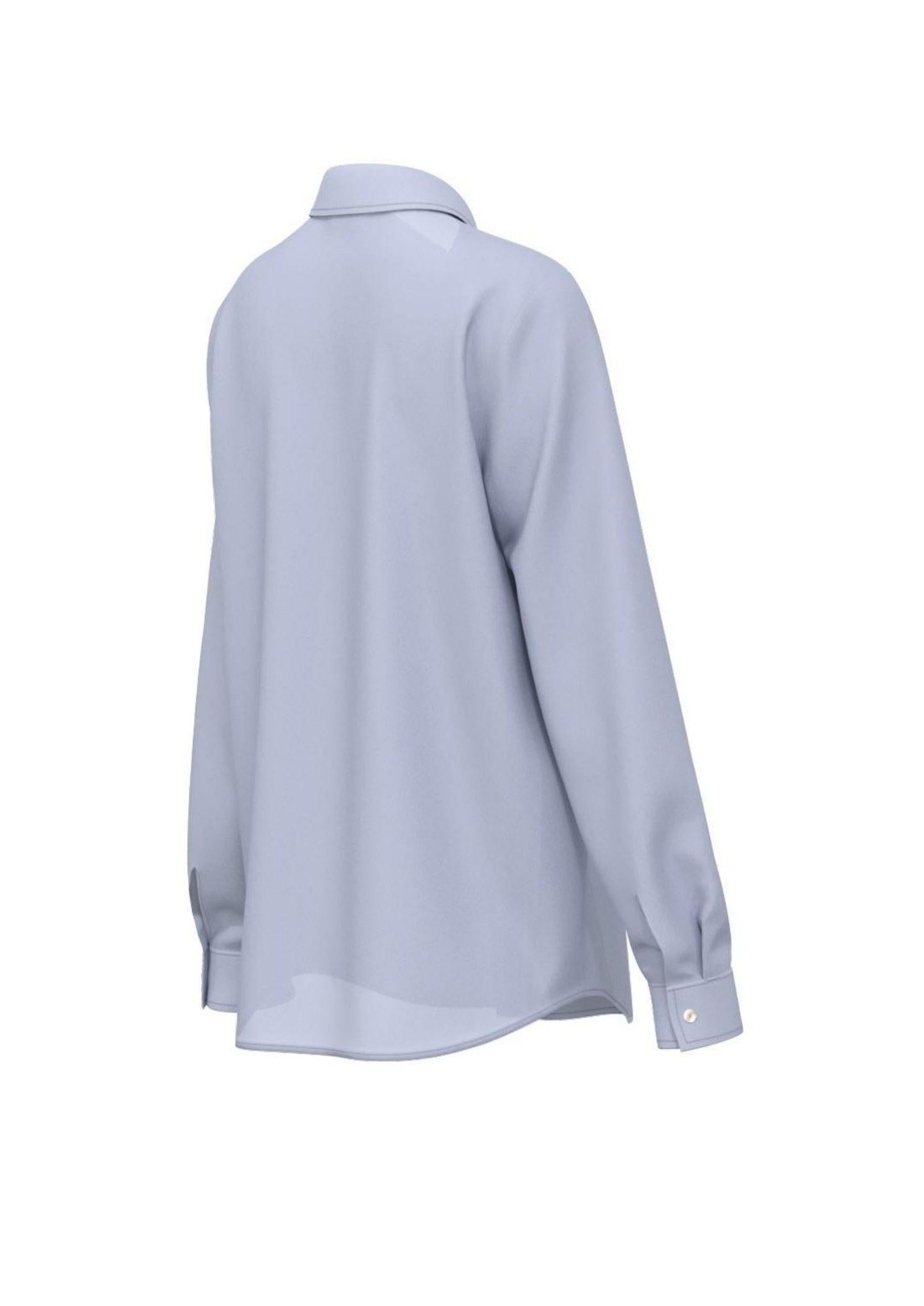 Emme Marella Camicia Donna Emmfaro Azzurra 2615111161200 003 EMME MARELLA