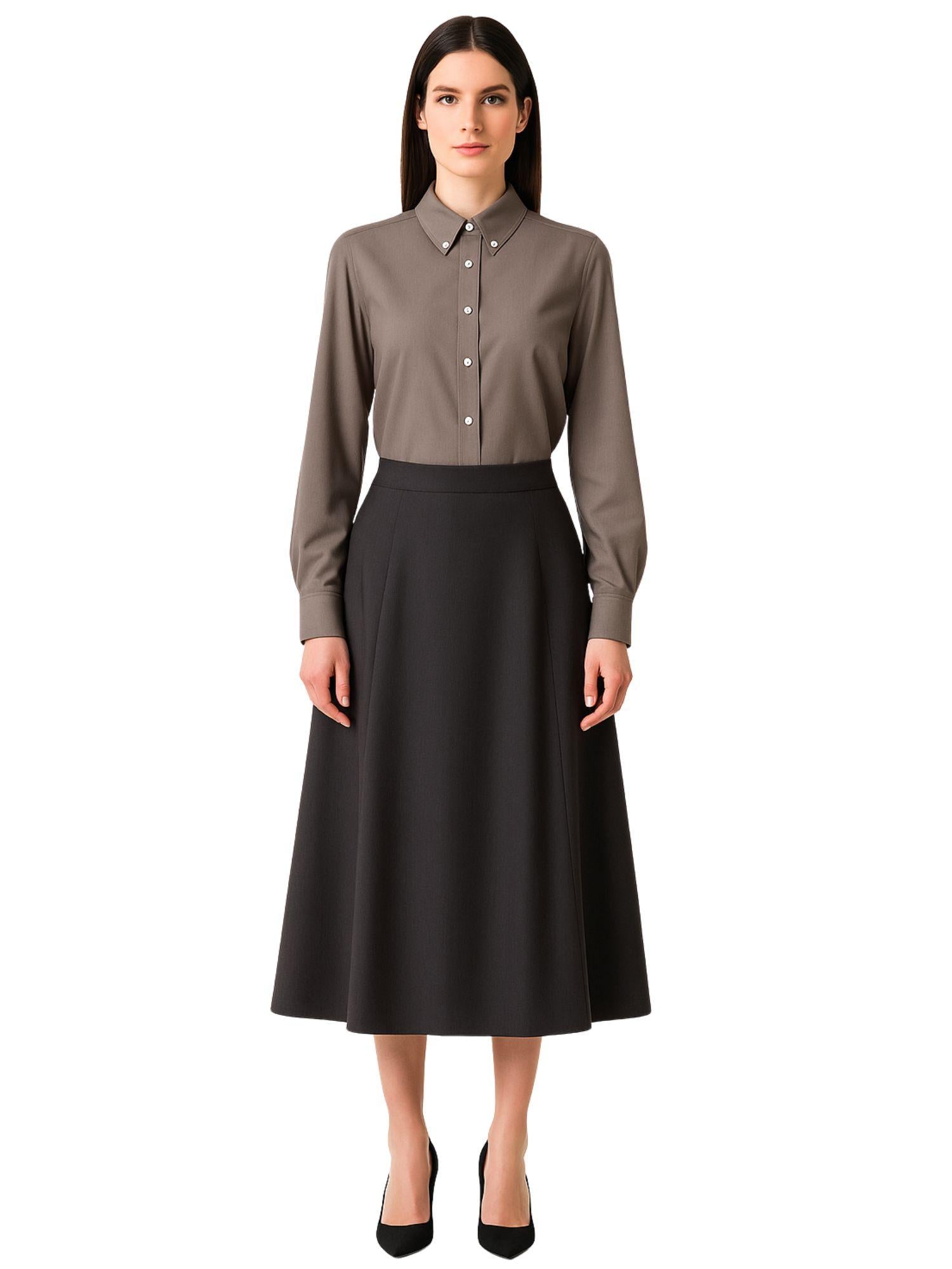 Emme Marella Camicia Donna Fleres Grigio Chiaro 2525116042200 008 EMME MARELLA