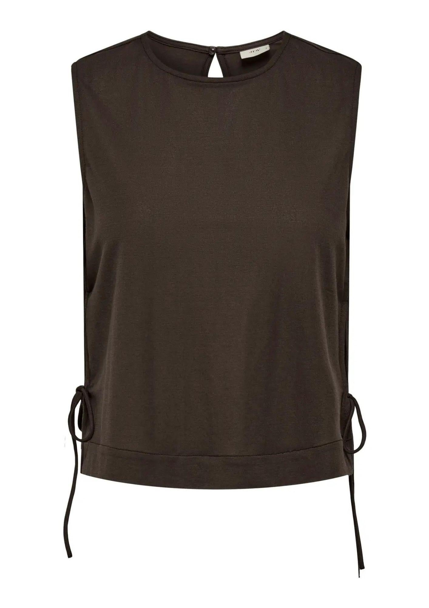 Jacqueline De Yong Top Donna Leslie Marrone 15374333 Chocolate Brown JACQUELINE DE YONG