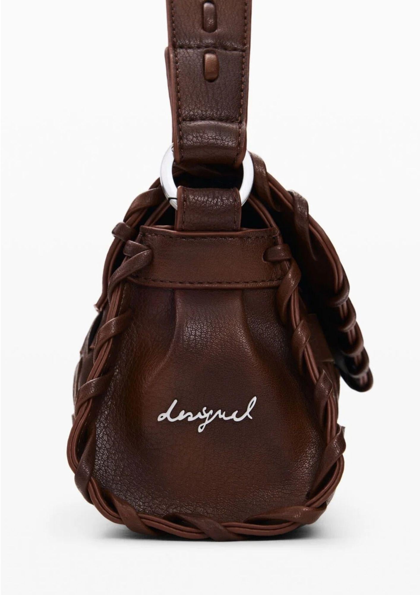 Desigual Borsa Donna Bag Argon Camel Zarauz Marrone 26SAXPA2 6064 DESIGUAL