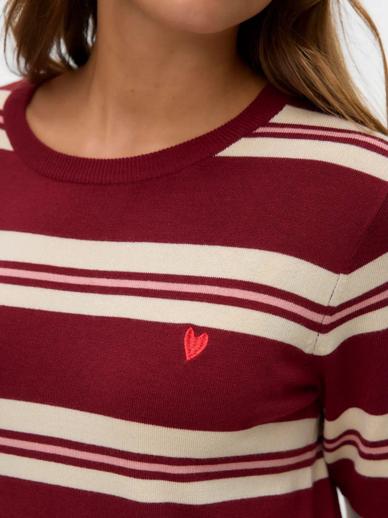 Vero Moda Maglione Donna Carmelia In Maglia Syrah W. Rose Elegance Birch 10330825 Syrah VERO MODA