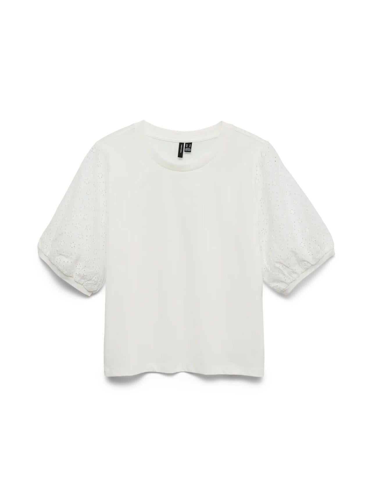 Vero Moda Top Donna Janni Bianco 10340706 Snow White VERO MODA