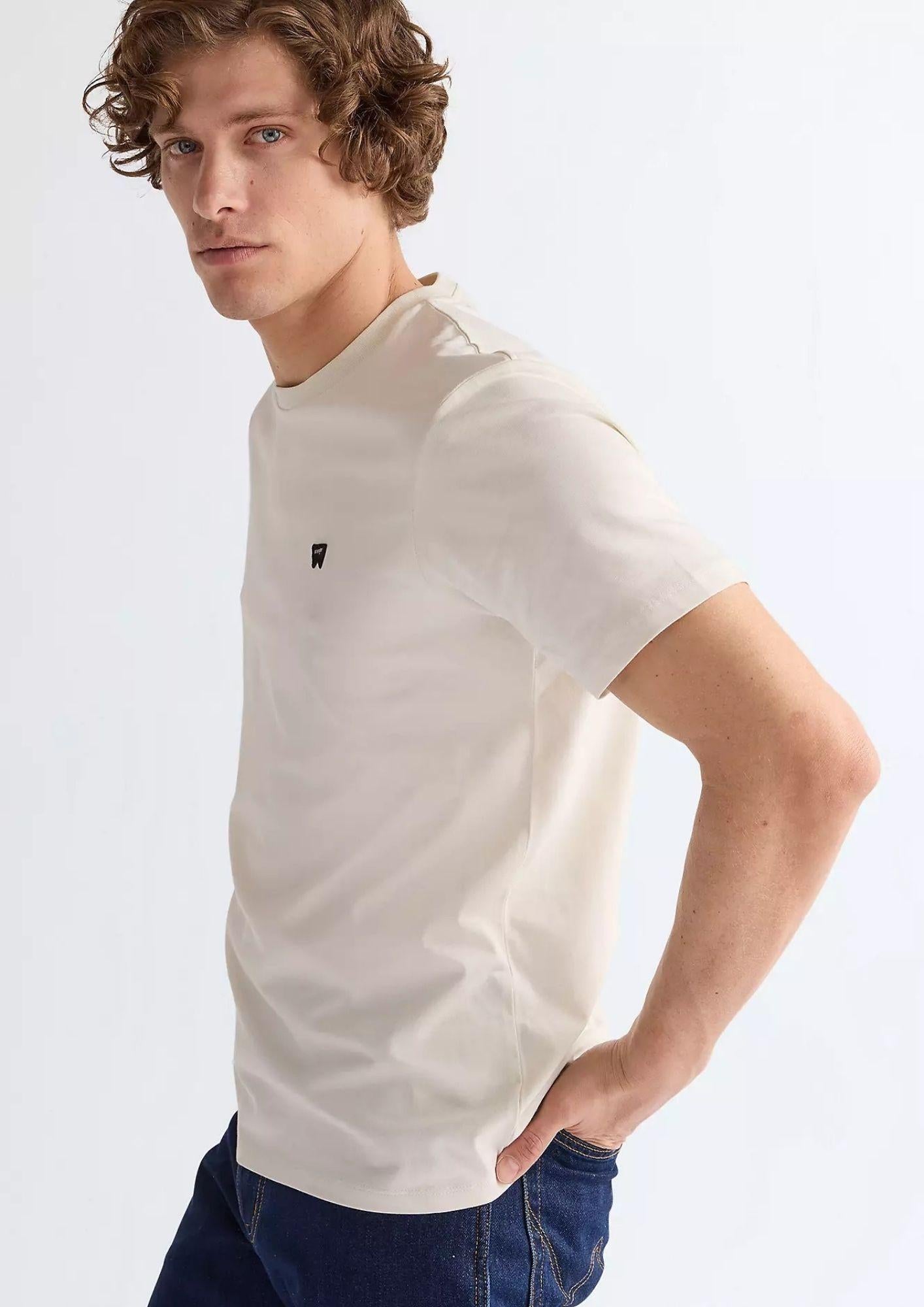 Wrangler T-Shirt Uomo Bianco Vintage 112351234 WHITE WRANGLER
