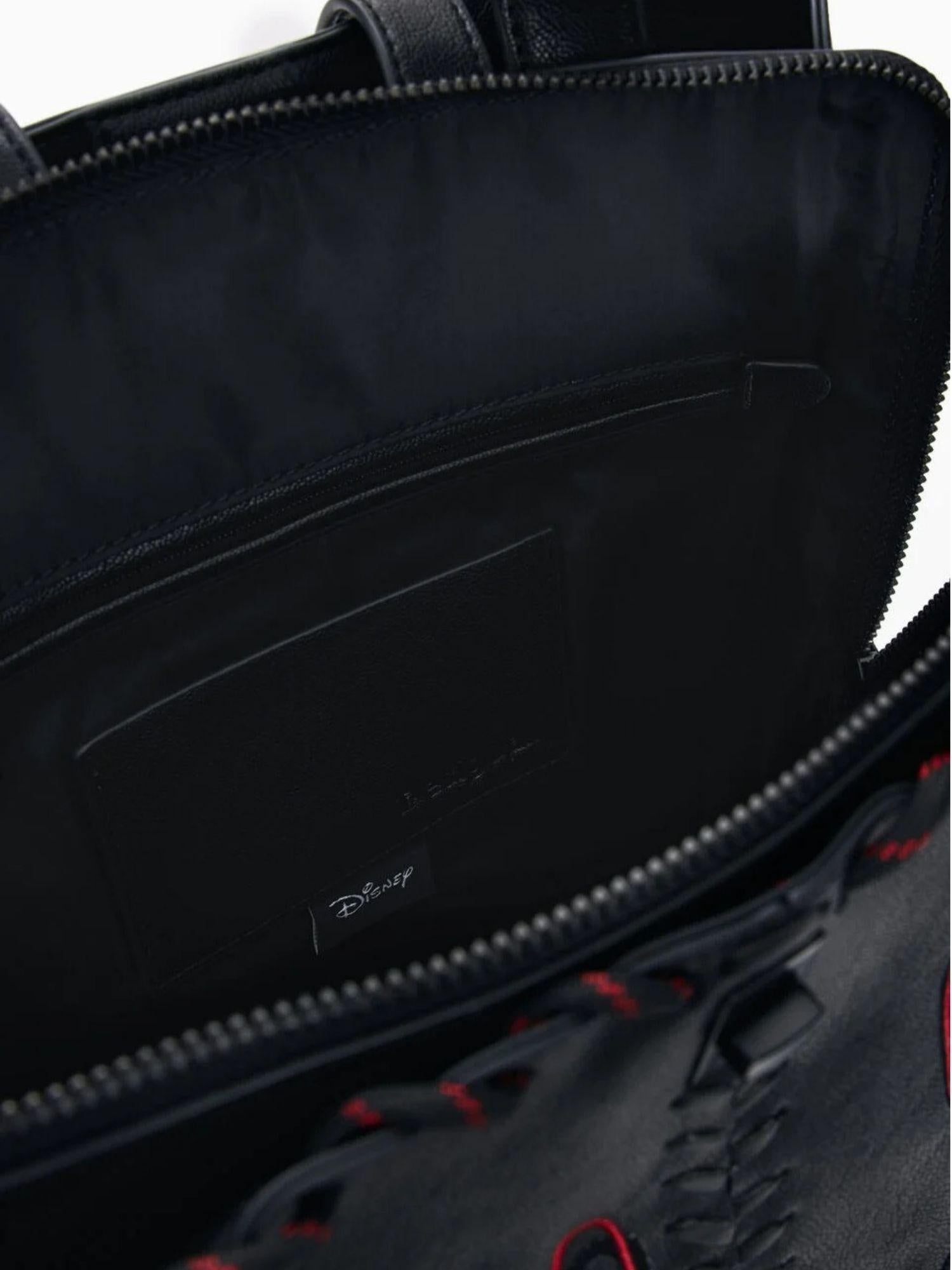 Desigual Zaino Donna Backall Mickey pu Sumy Nero 26SAKP43 2000 DESIGUAL