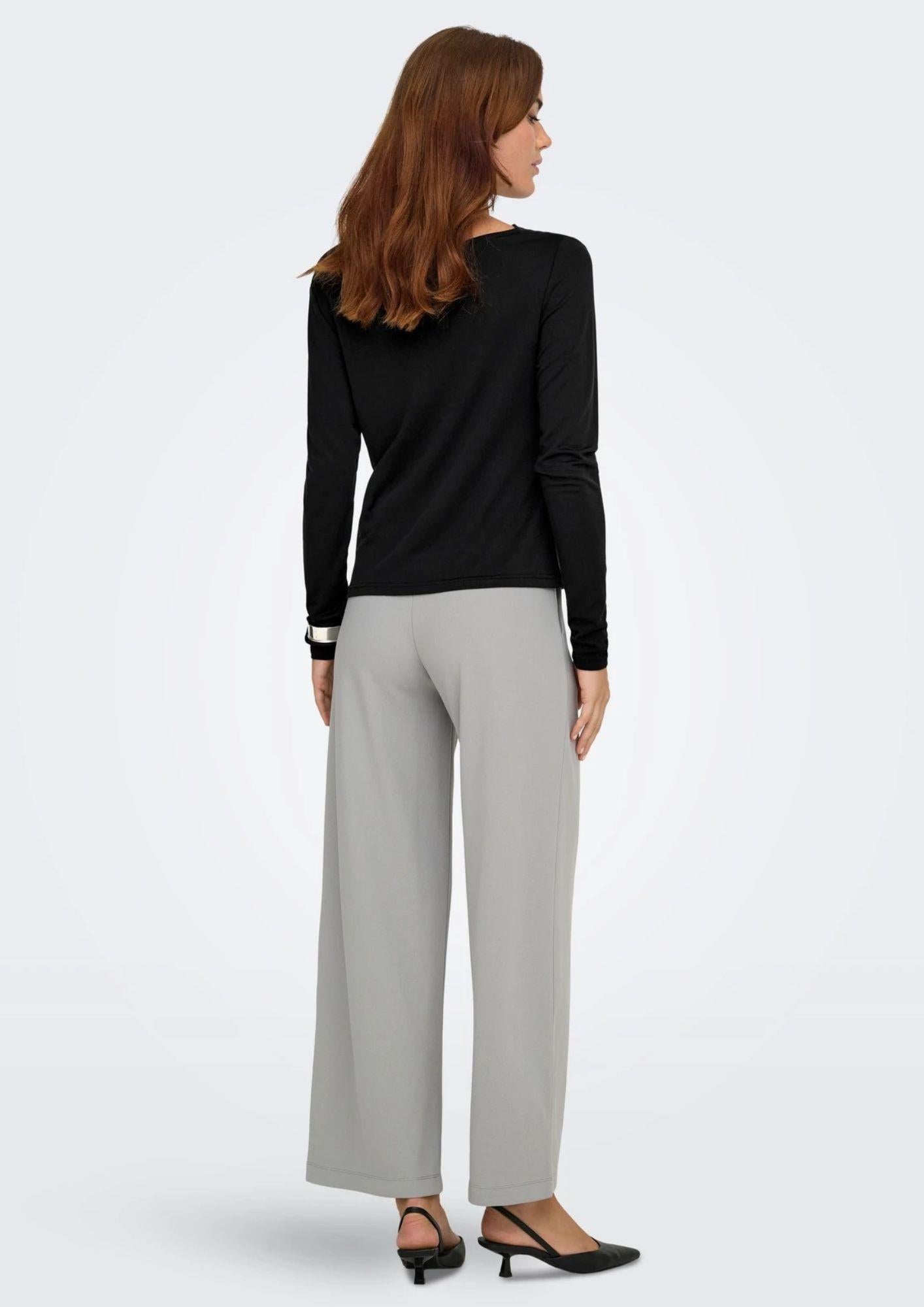 Jacqueline De Yong Maglia Donna Ester Nera 15359915 Black JACQUELINE DE YONG